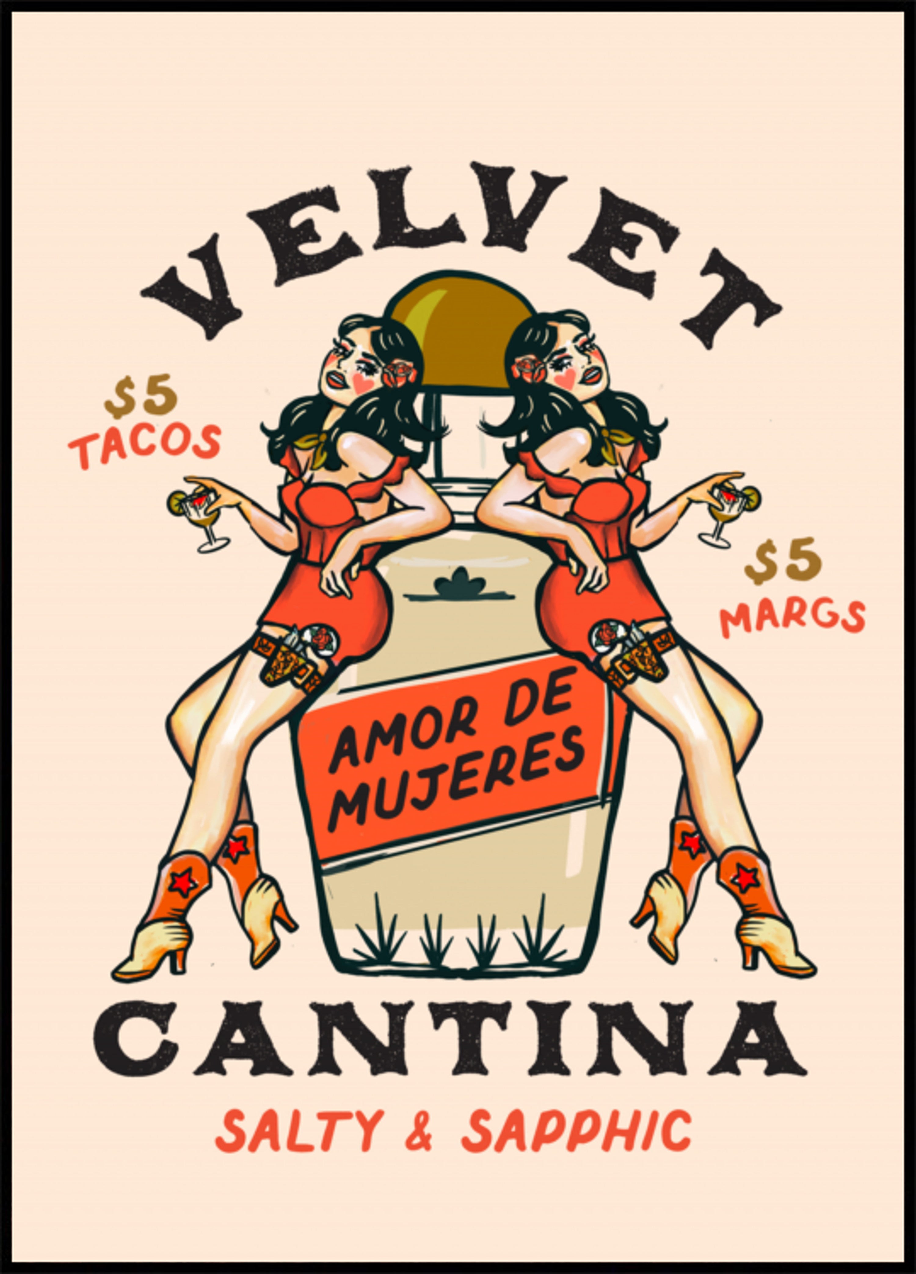 Velvet Cantina Cibo messicano, Tacos e Margarita Bar