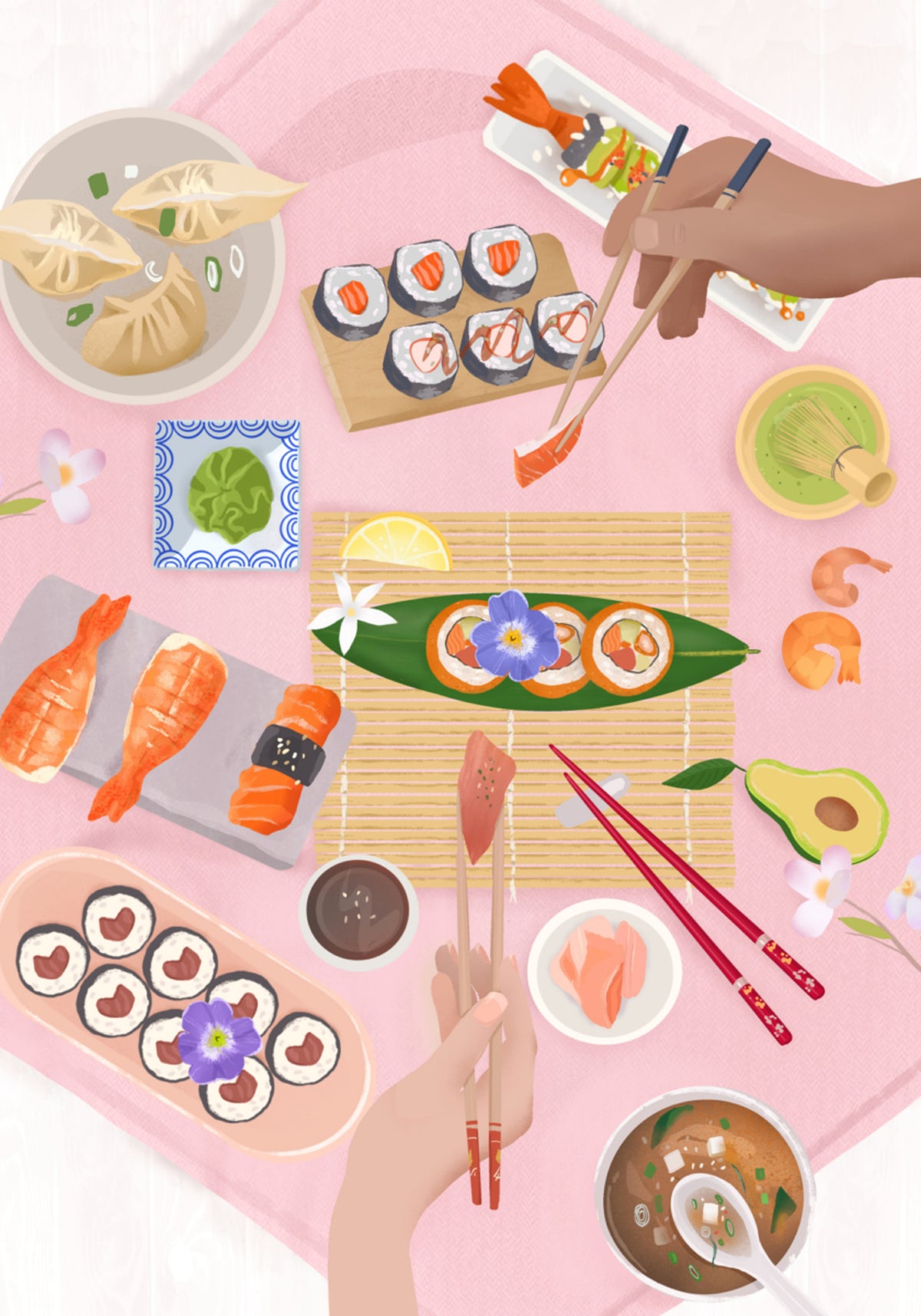 Brunch di sushi