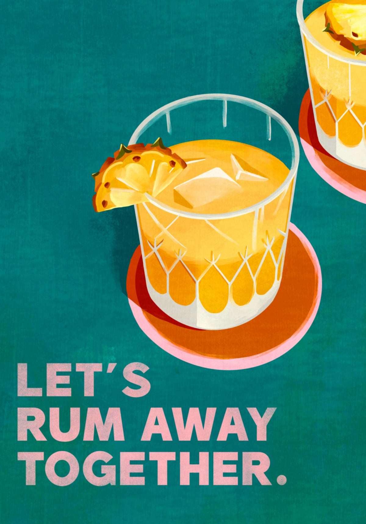 Rum Away Bar sulla spiaggia Cocktail Art