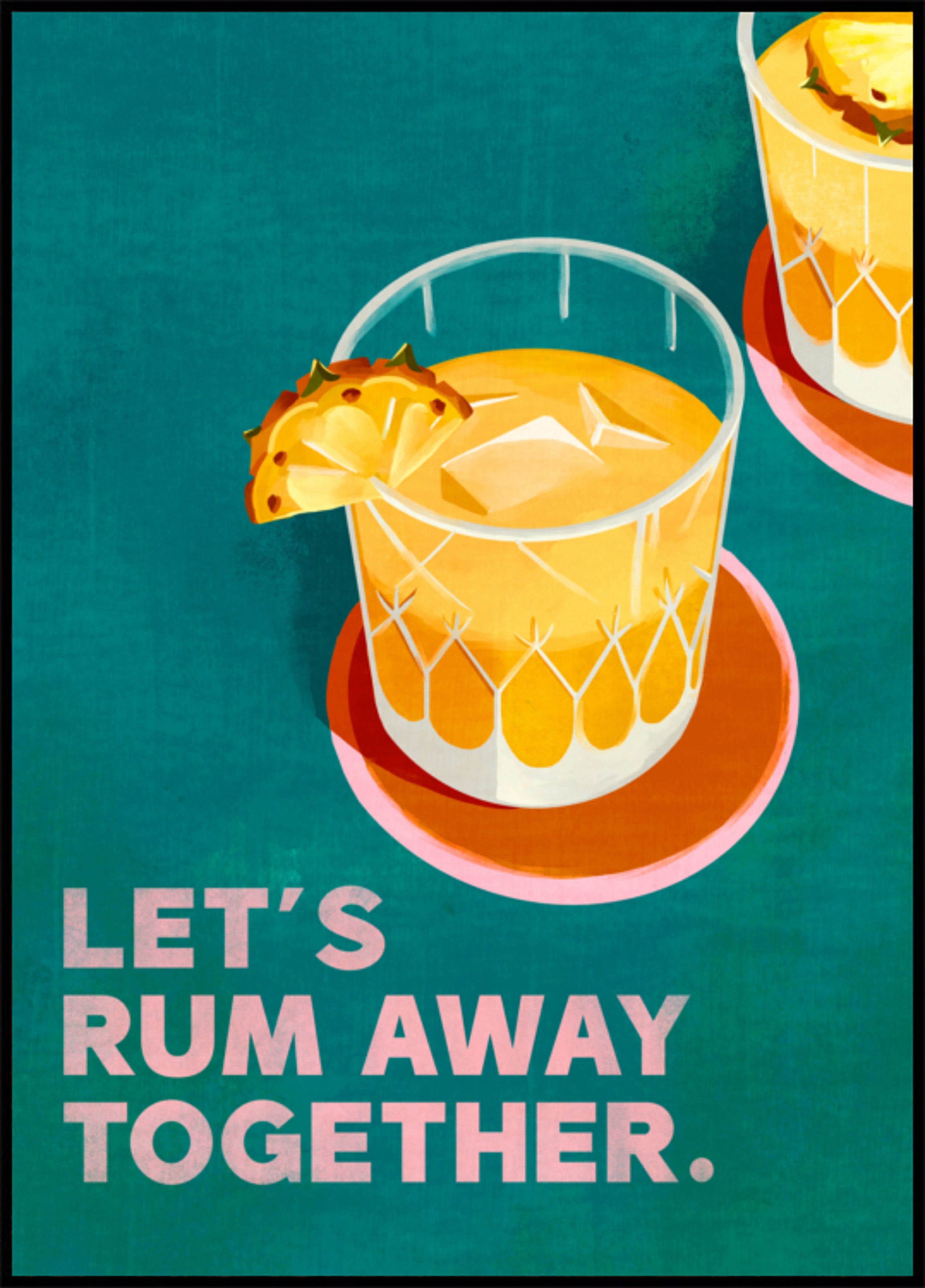 Rum Away Bar sulla spiaggia Cocktail Art