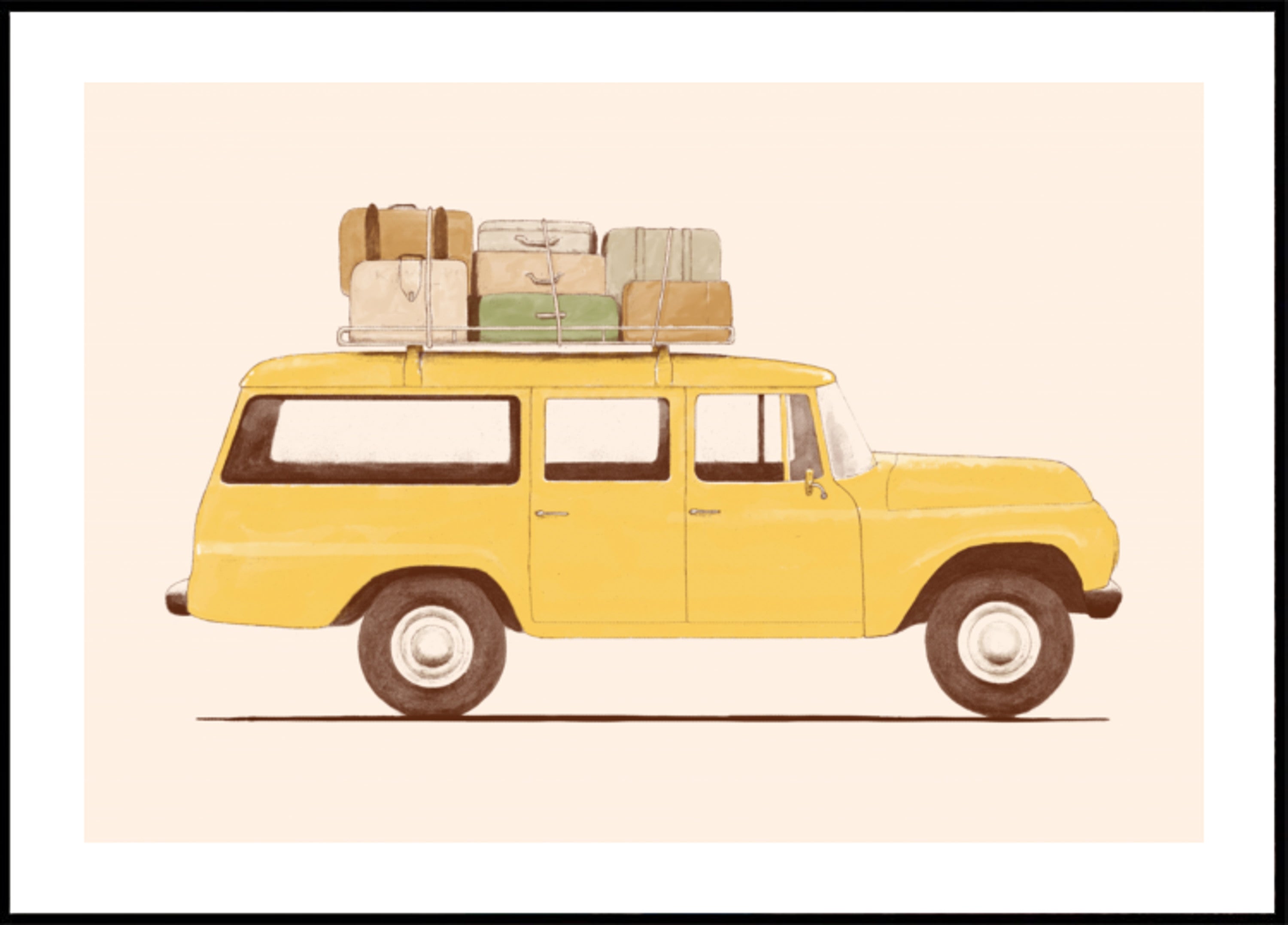 Auto d'epoca in viaggio