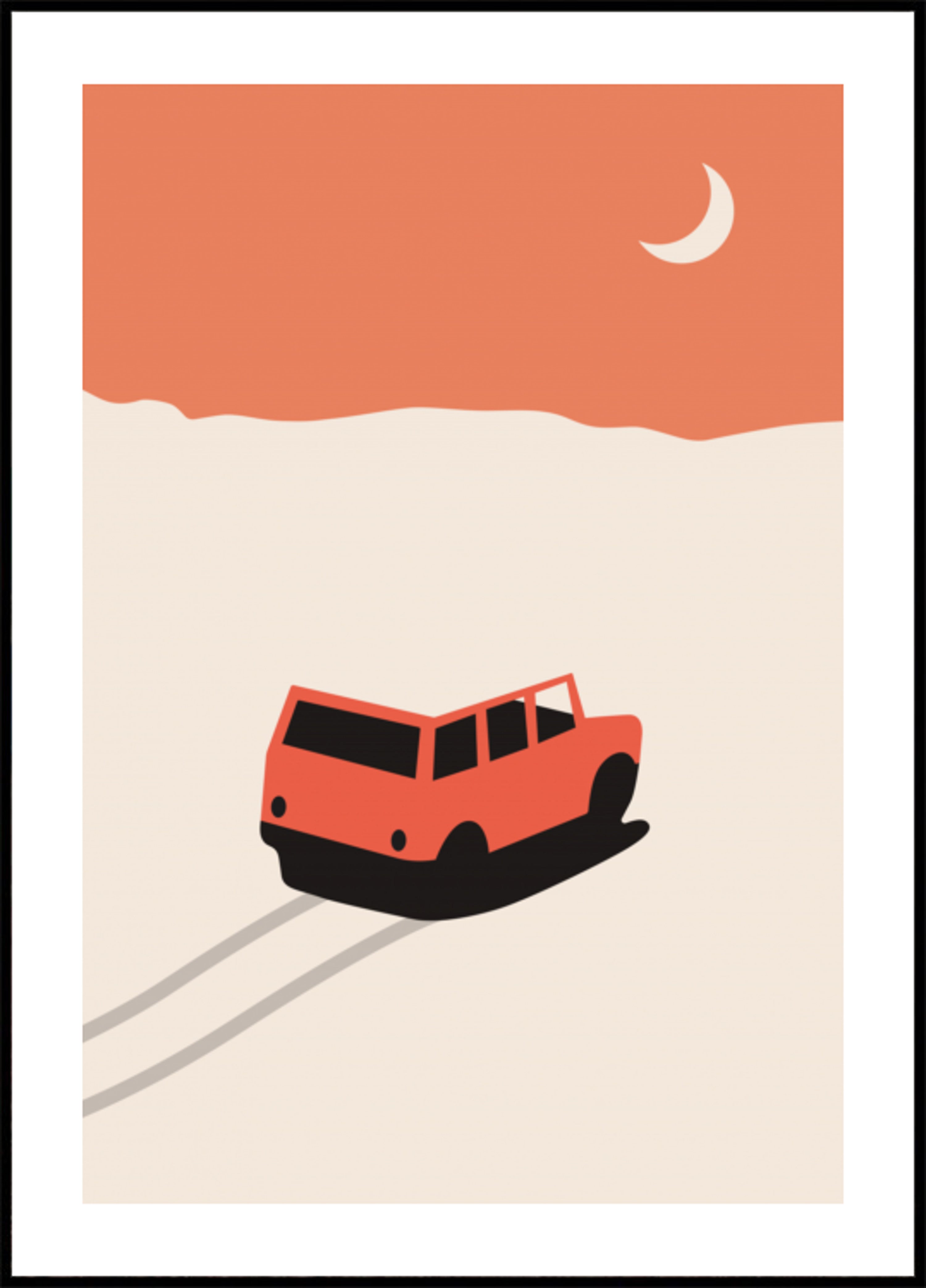 Viaggio nel deserto al chiaro di luna
