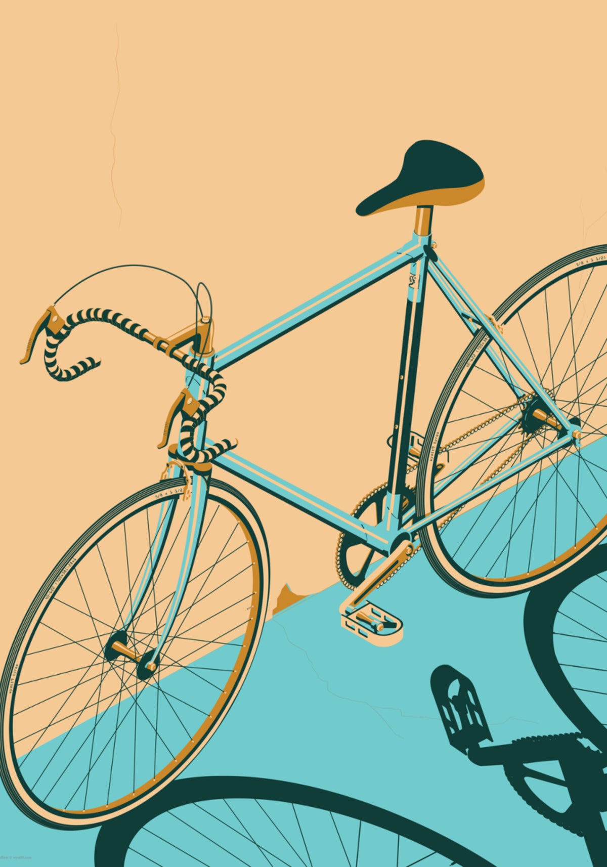 Bicicletta da corsa retrò