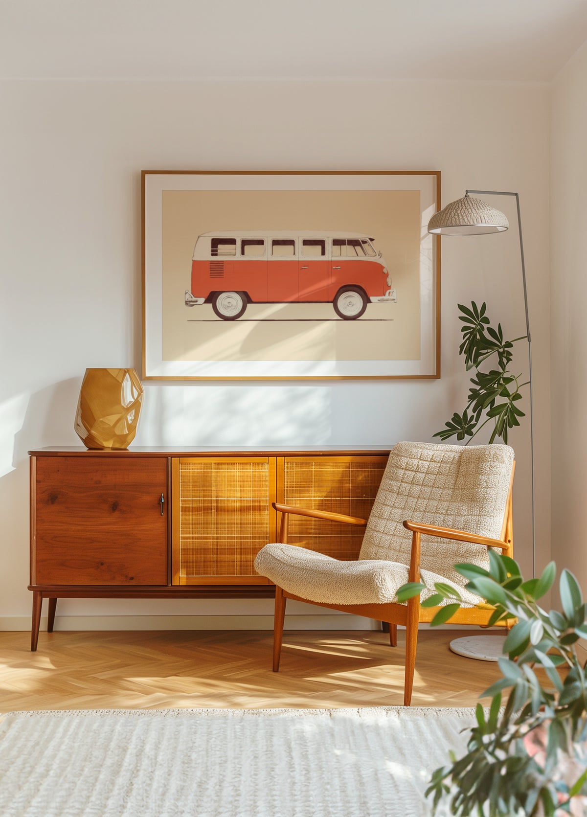 Classico camper rosso
