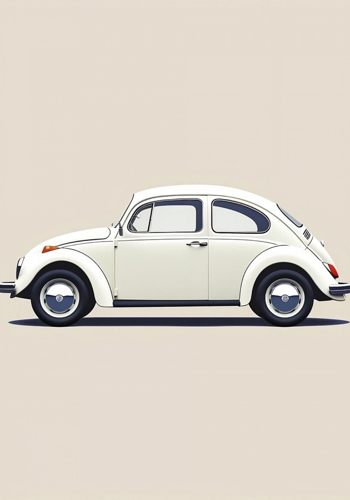 Automobile bianca classica