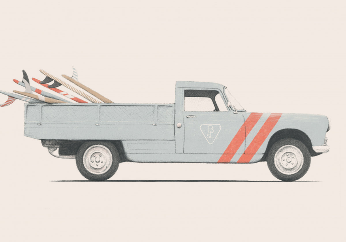 Camion da surf vintage