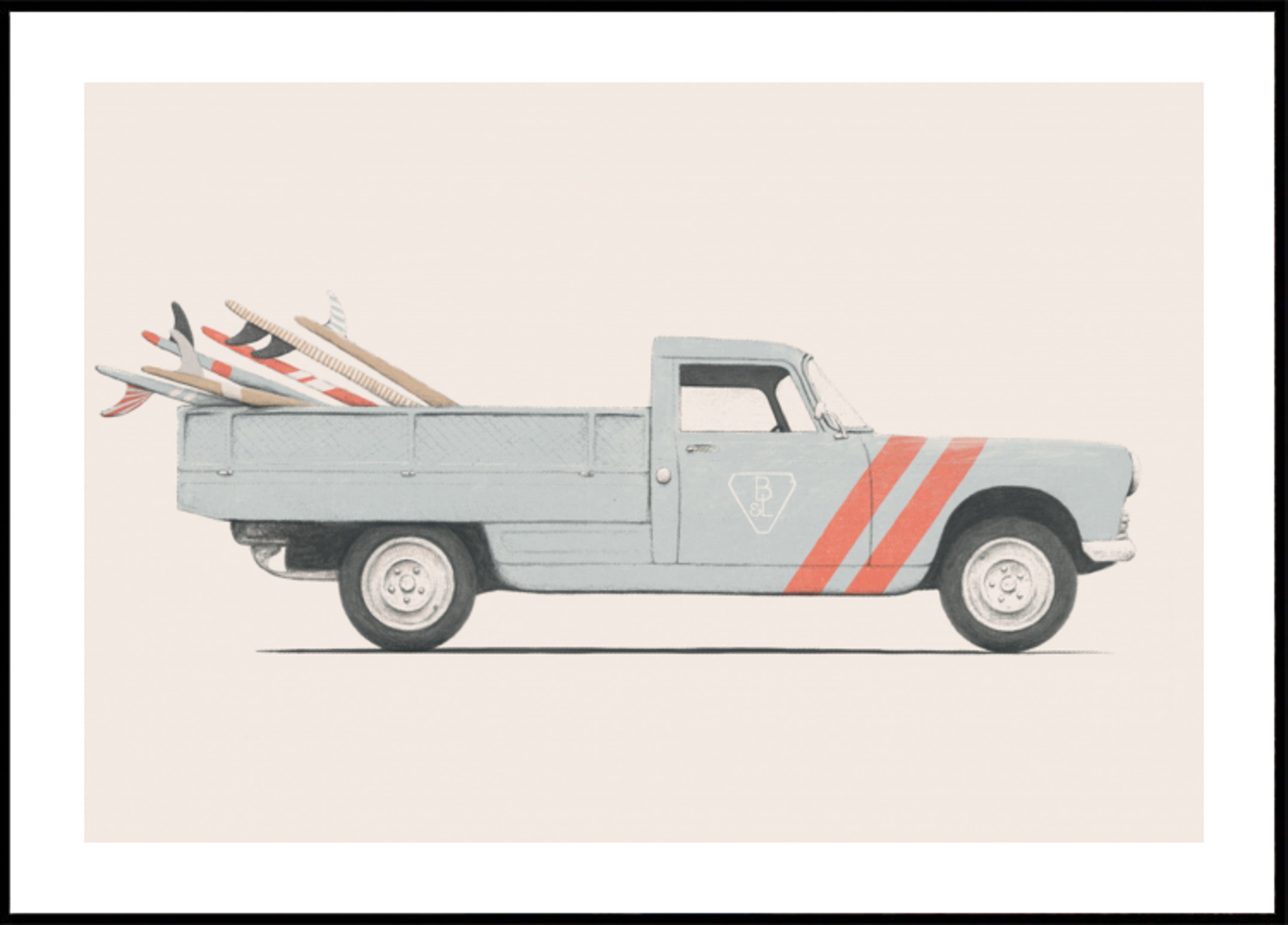 Camion da surf vintage