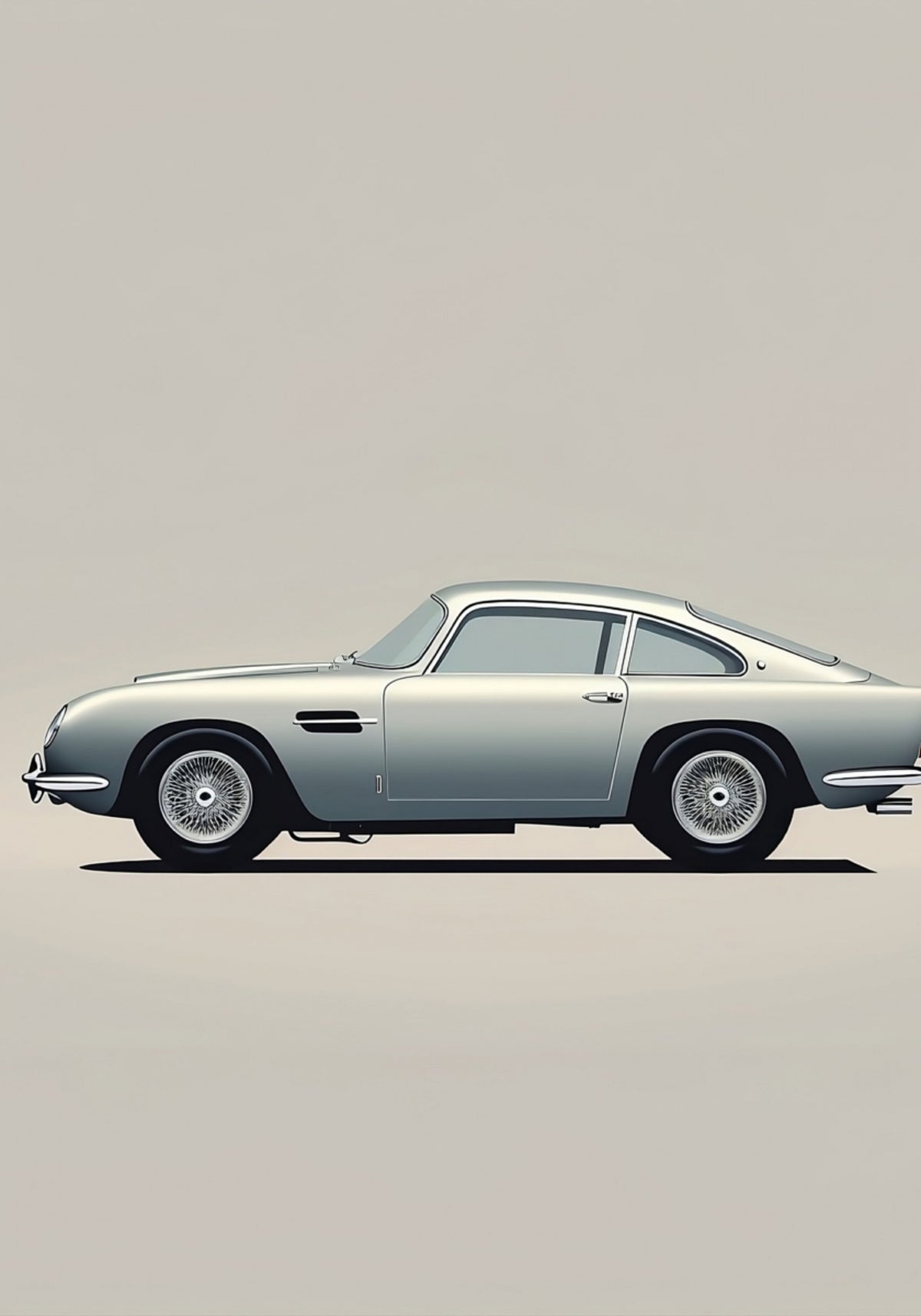 Elegante coupé d'epoca