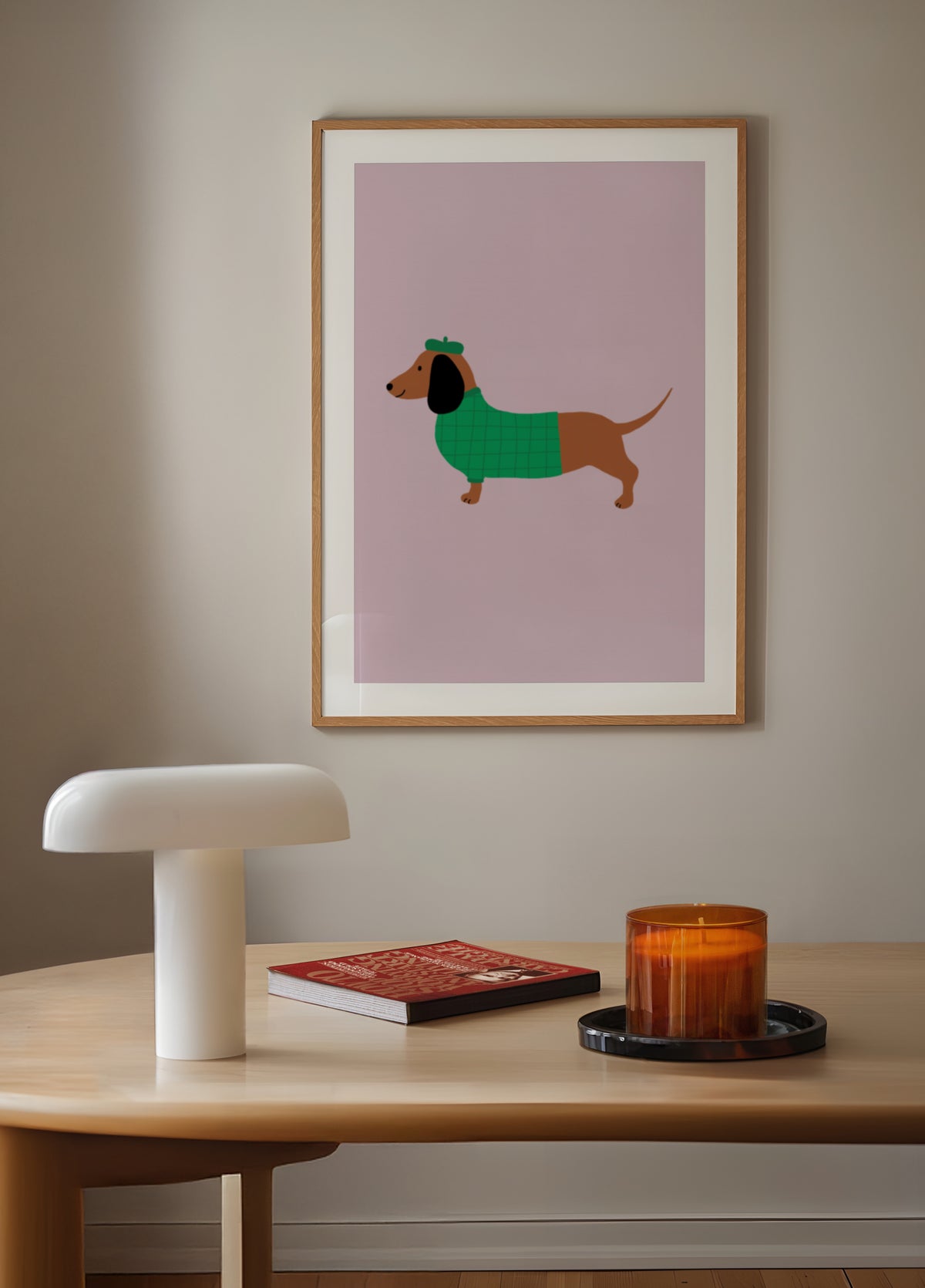 Cane elegante in maglione