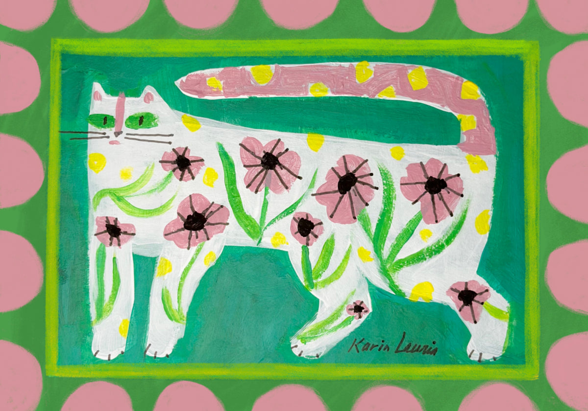 Gatto Fiore Stravagante