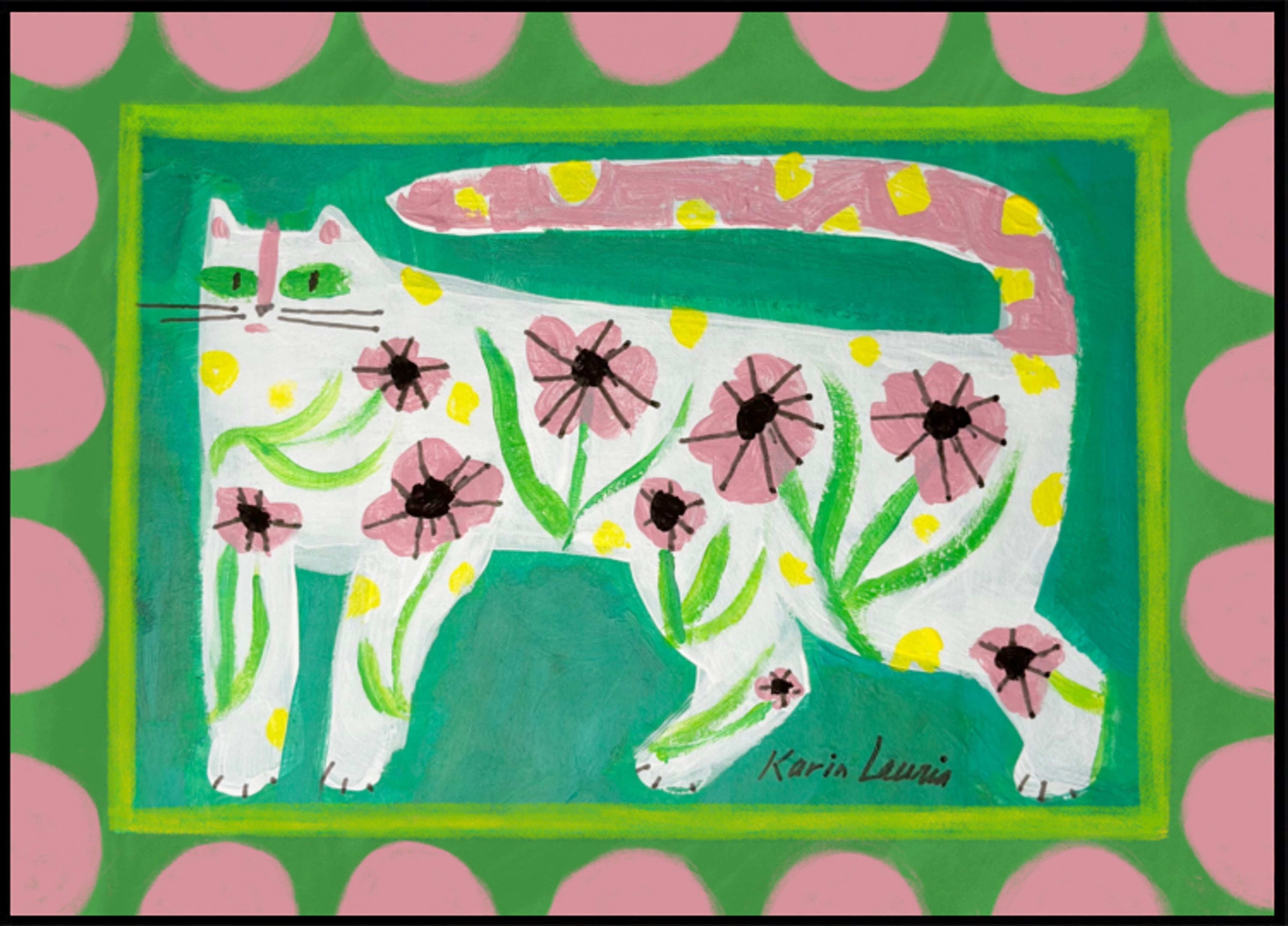 Gatto Fiore Stravagante