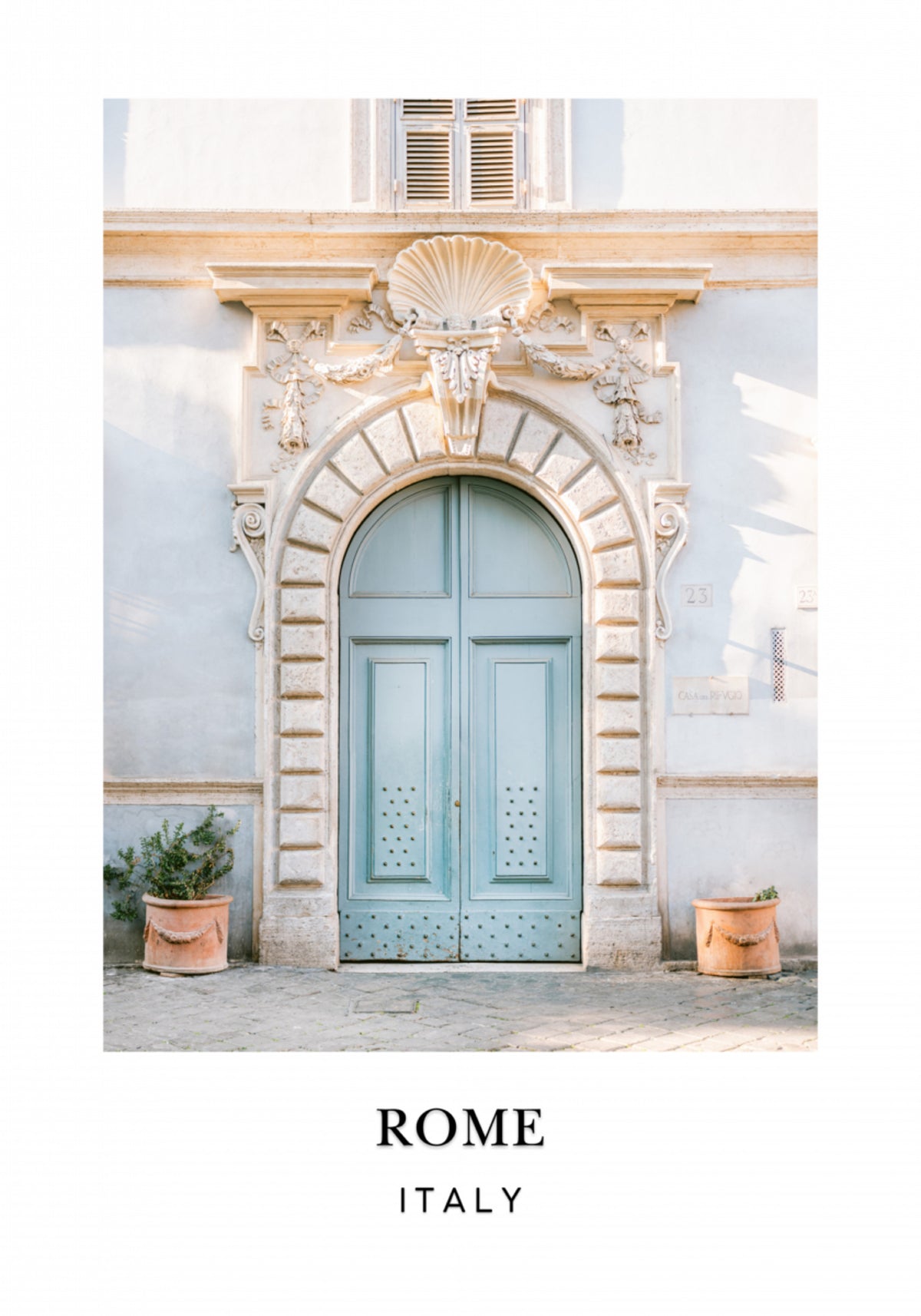 Poster di viaggio a Roma Italia