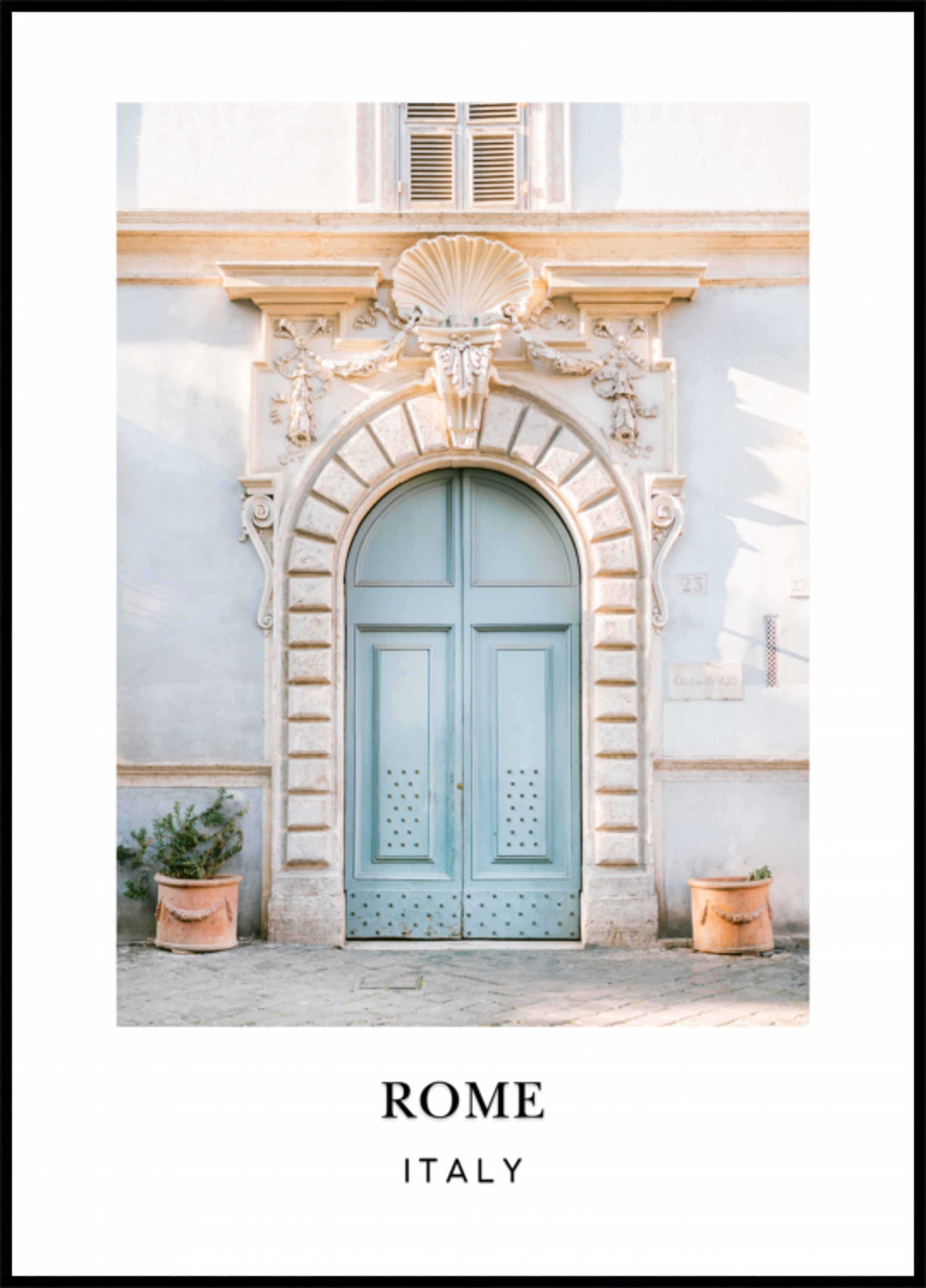 Poster di viaggio a Roma Italia