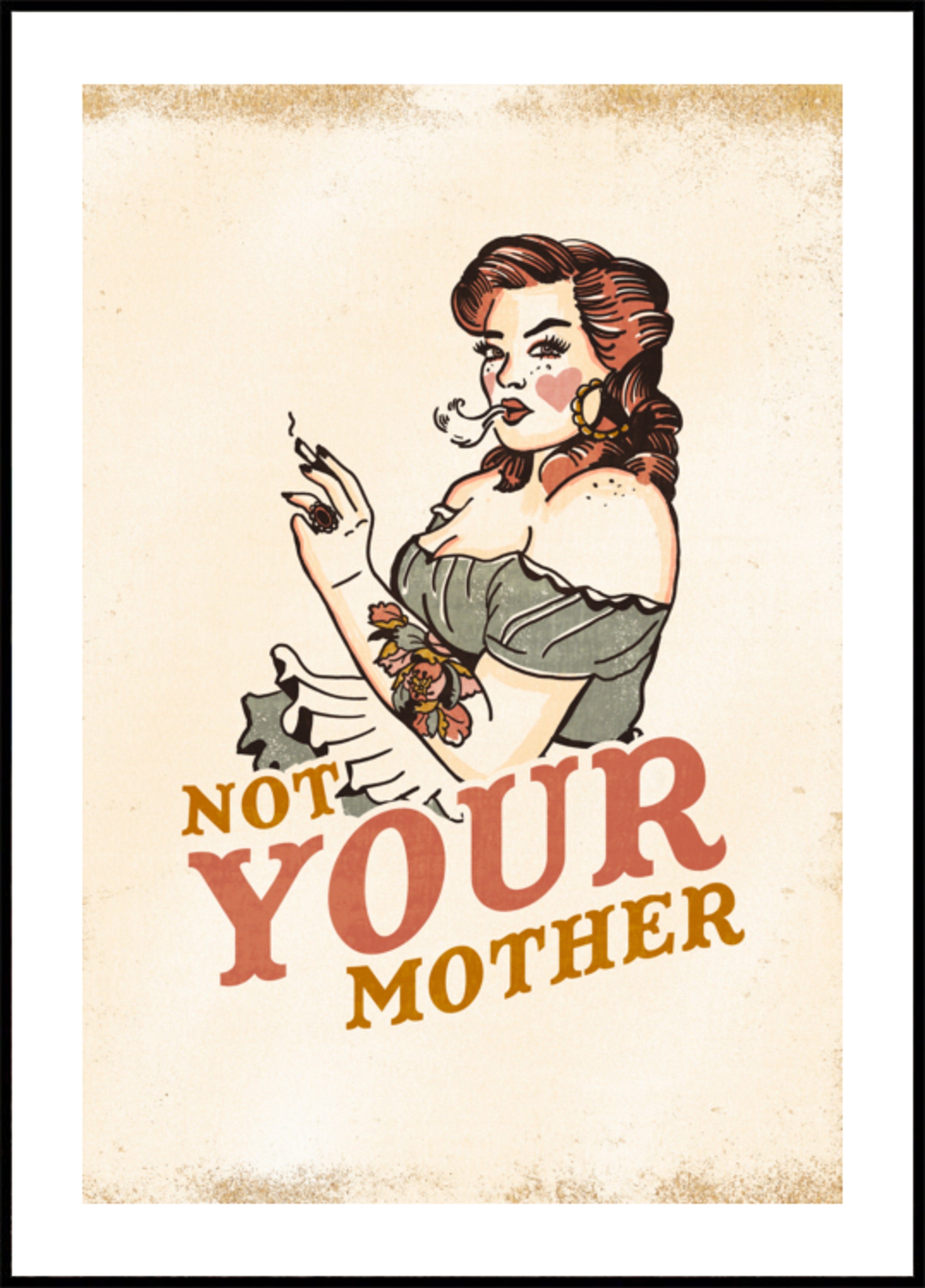 Non tua madre Pinup rockabilly con atteggiamento impertinente