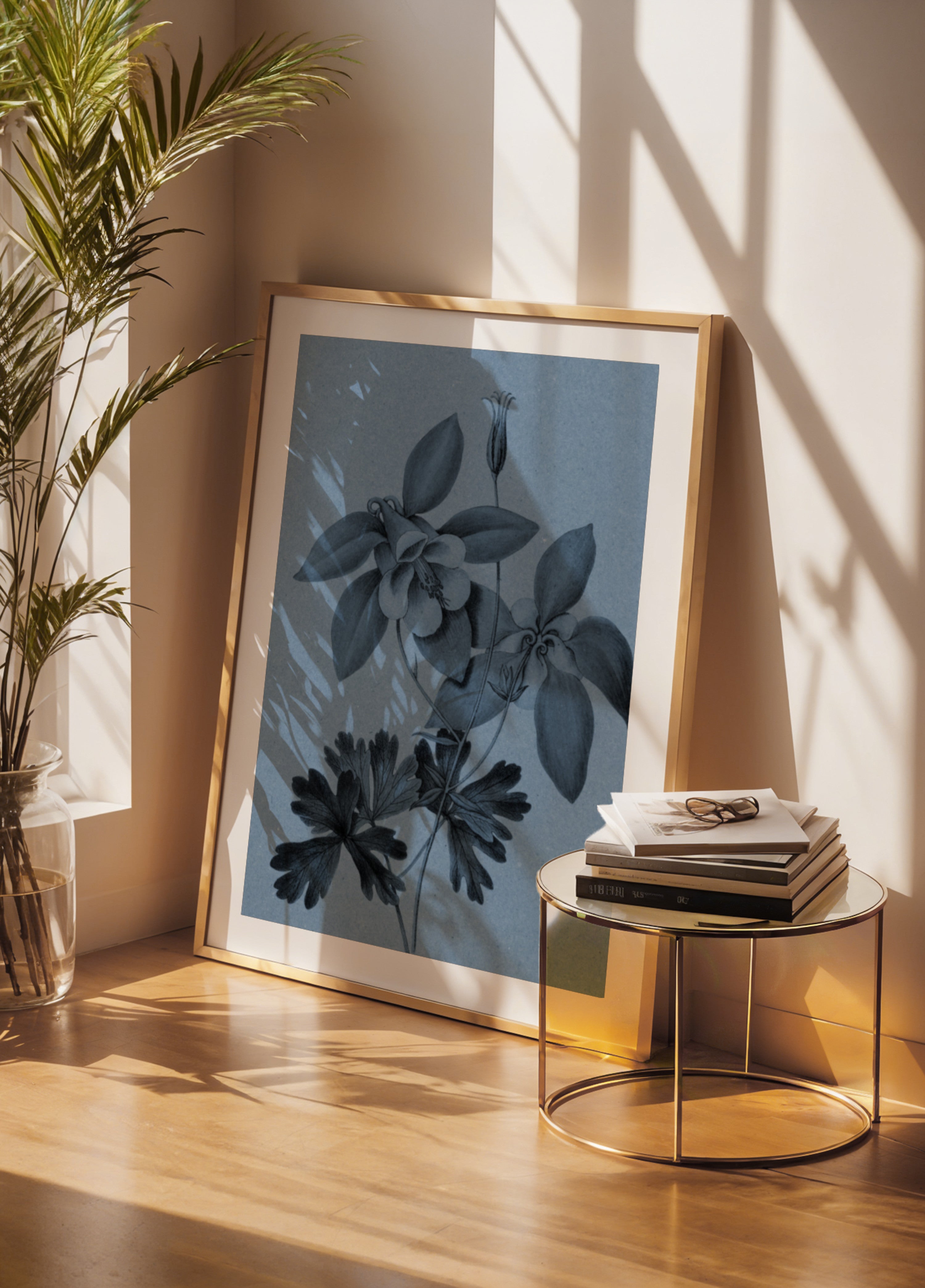 Studio botanico della Colombina blu