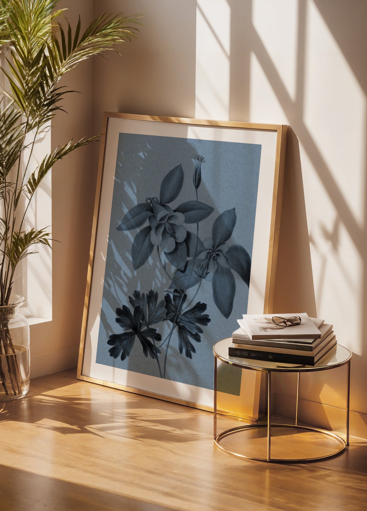 Studio botanico della Colombina blu