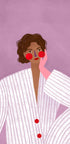 Dreamy Woman in Pajamas - Posterbox