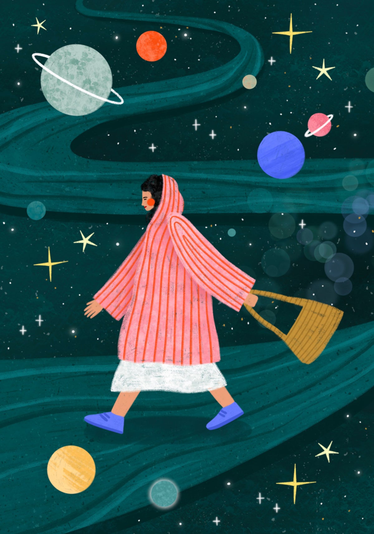 Passeggiata spaziale da sogno