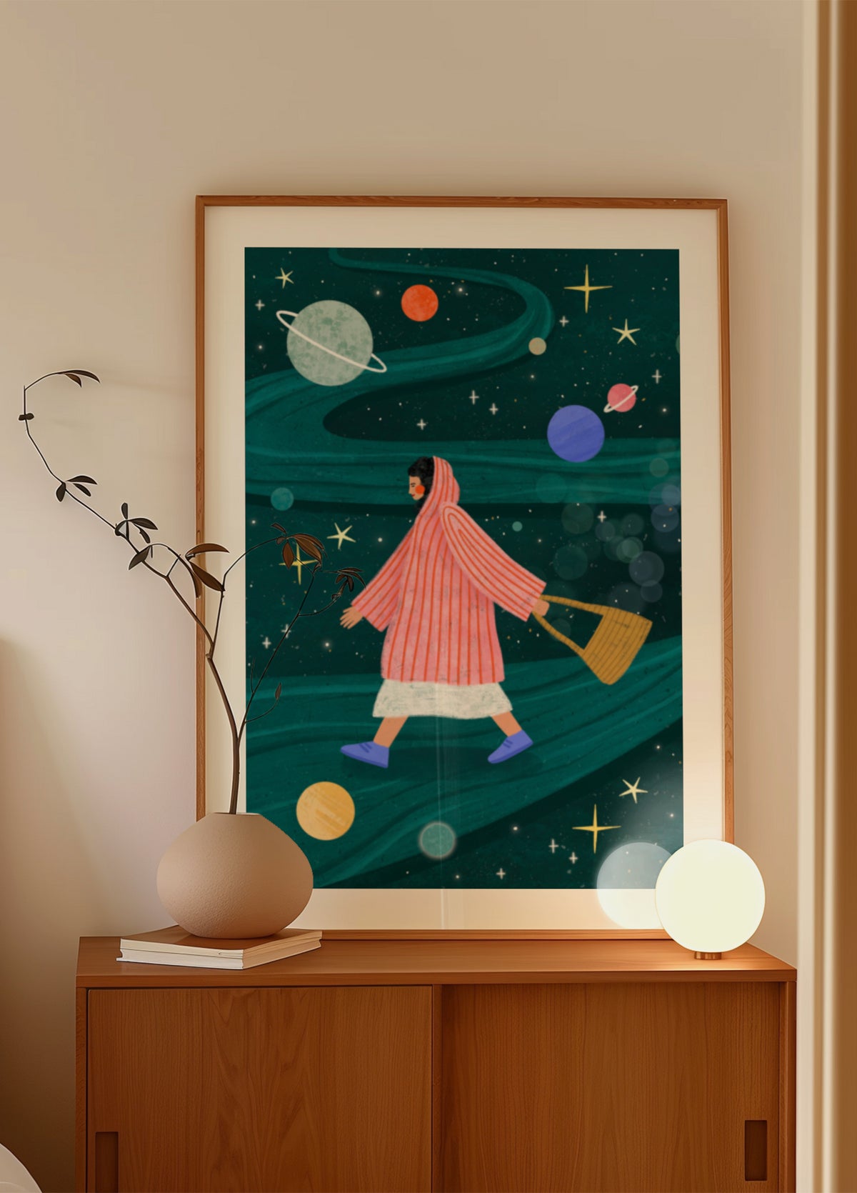 Passeggiata spaziale da sogno