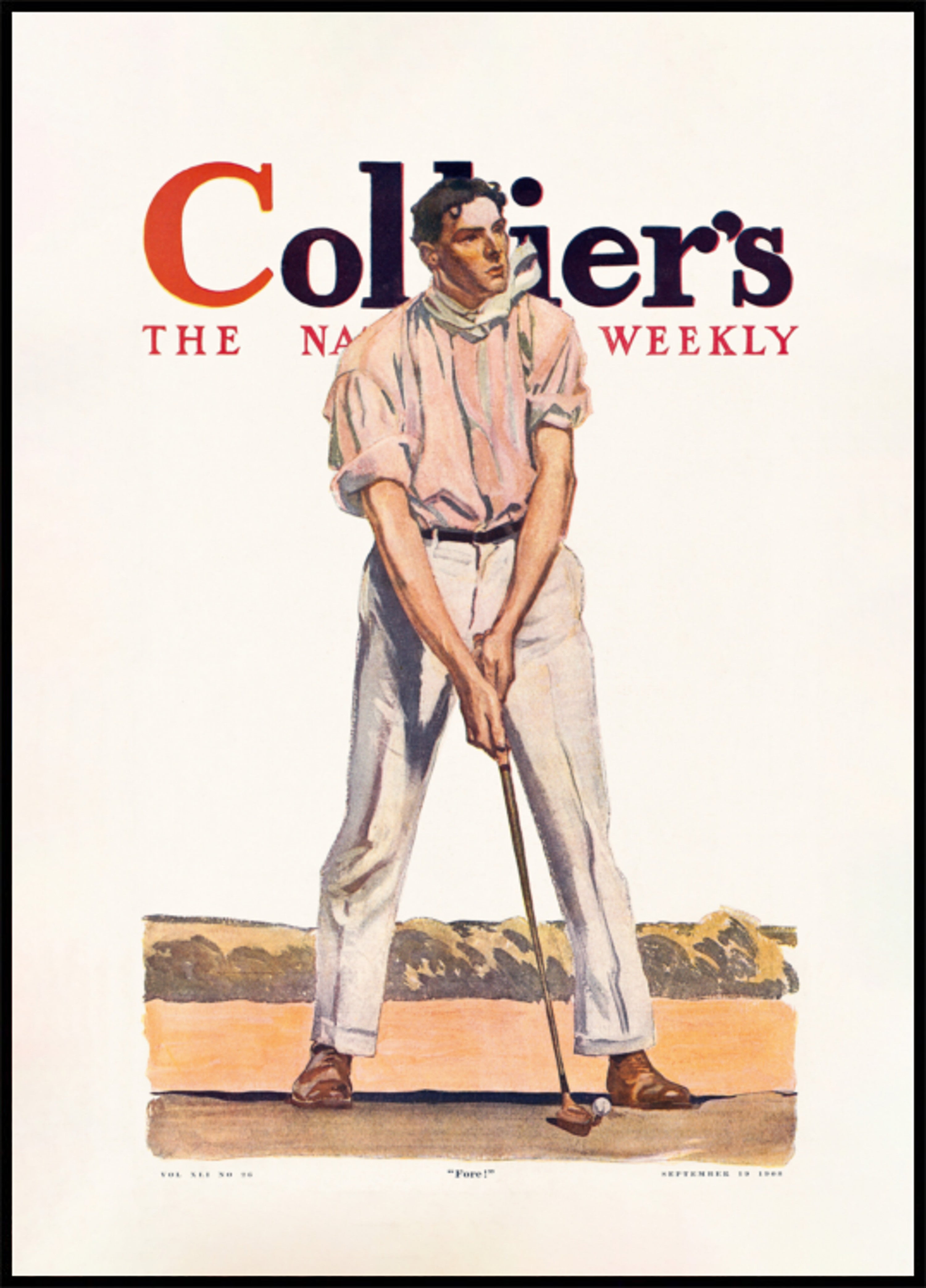 Collier's Golf (1908), Uomo Vintage