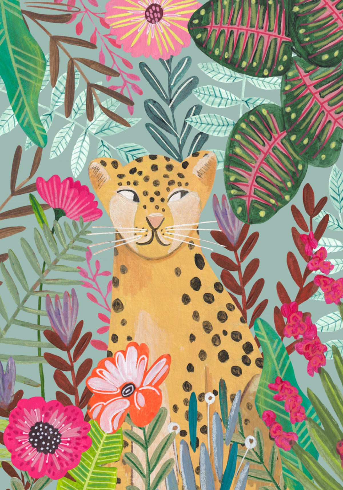Leopardo nella giungla