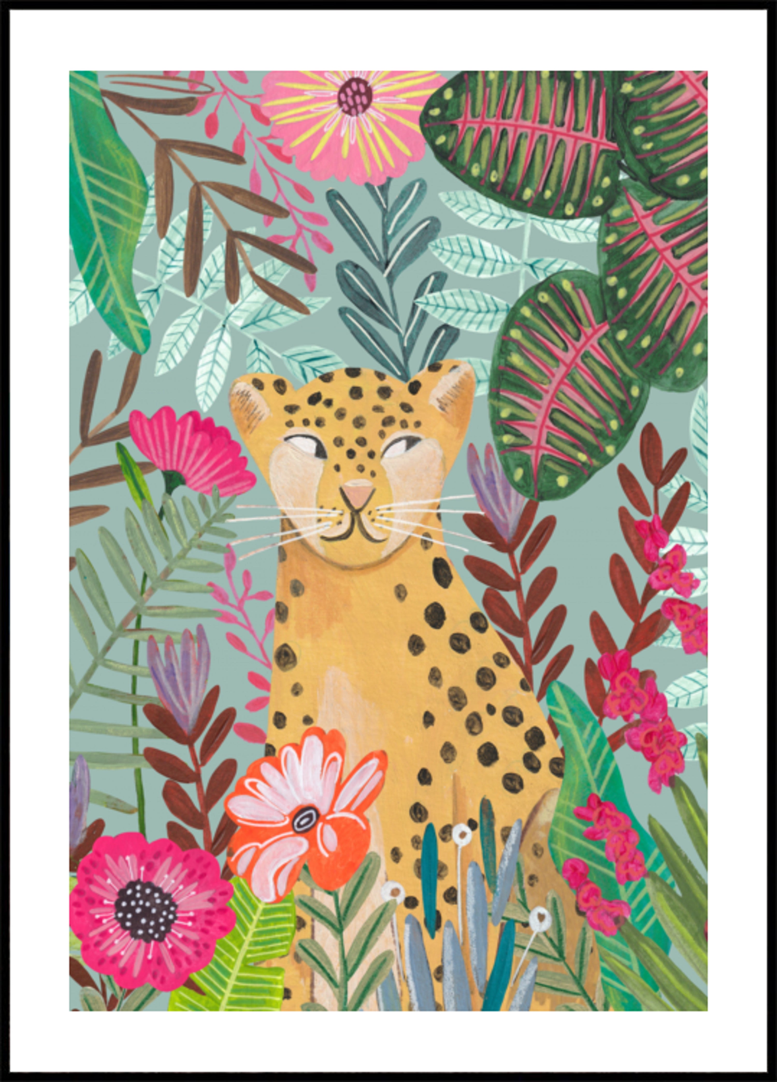 Leopardo nella giungla