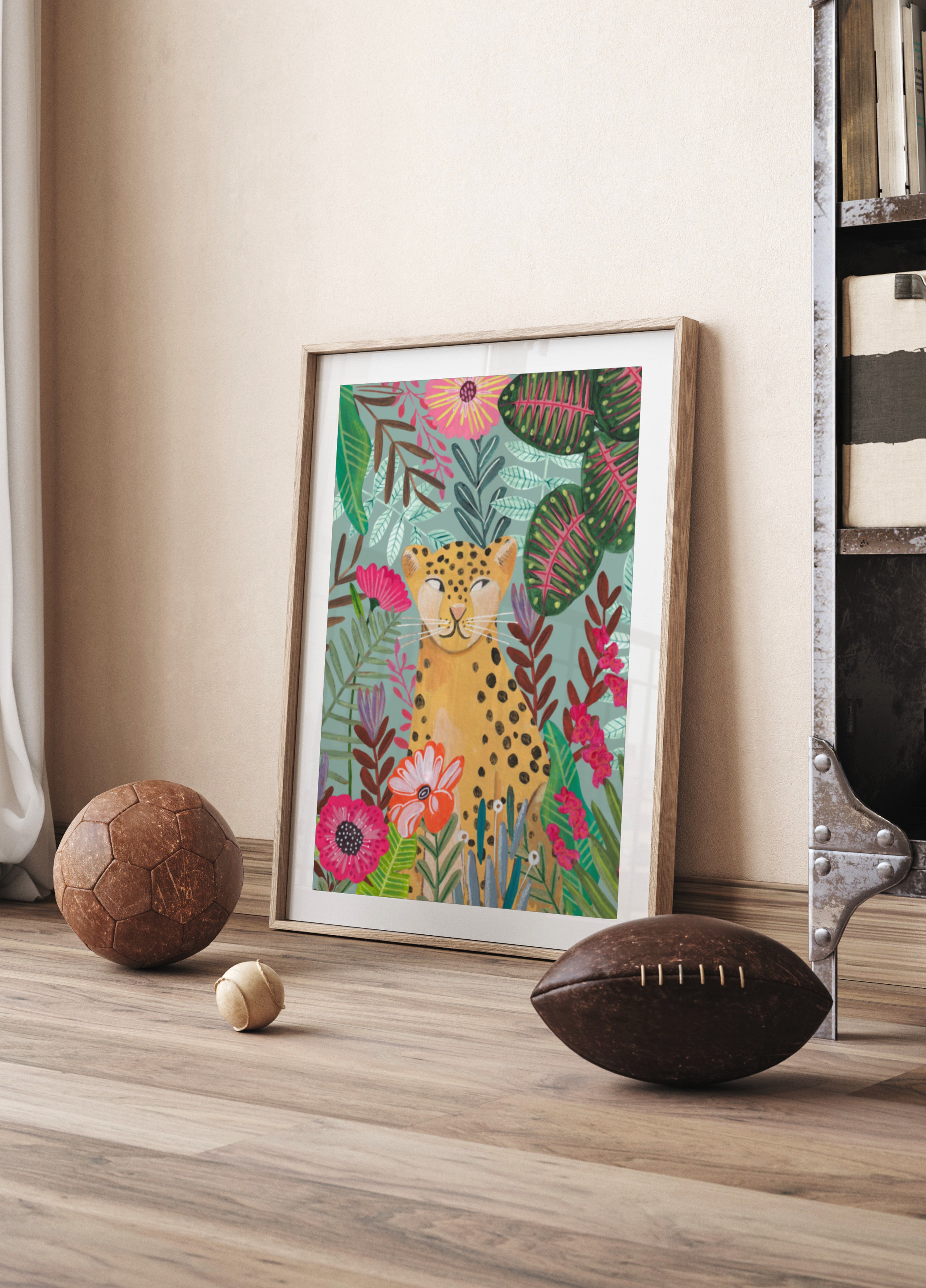 Leopardo nella giungla