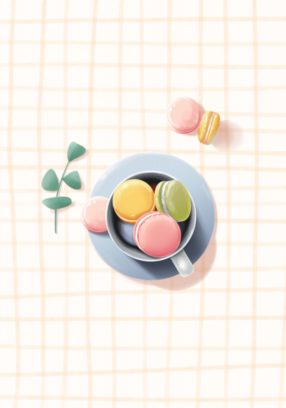 Dolci Macarons Pastello