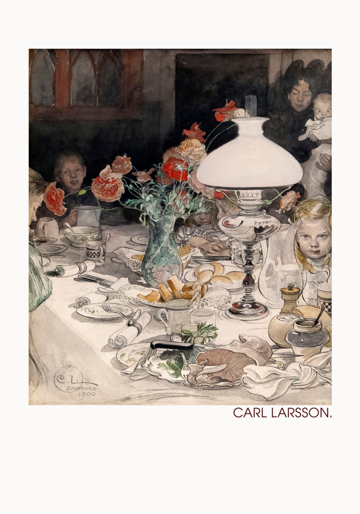 Intorno alla lampada della sera (1900)