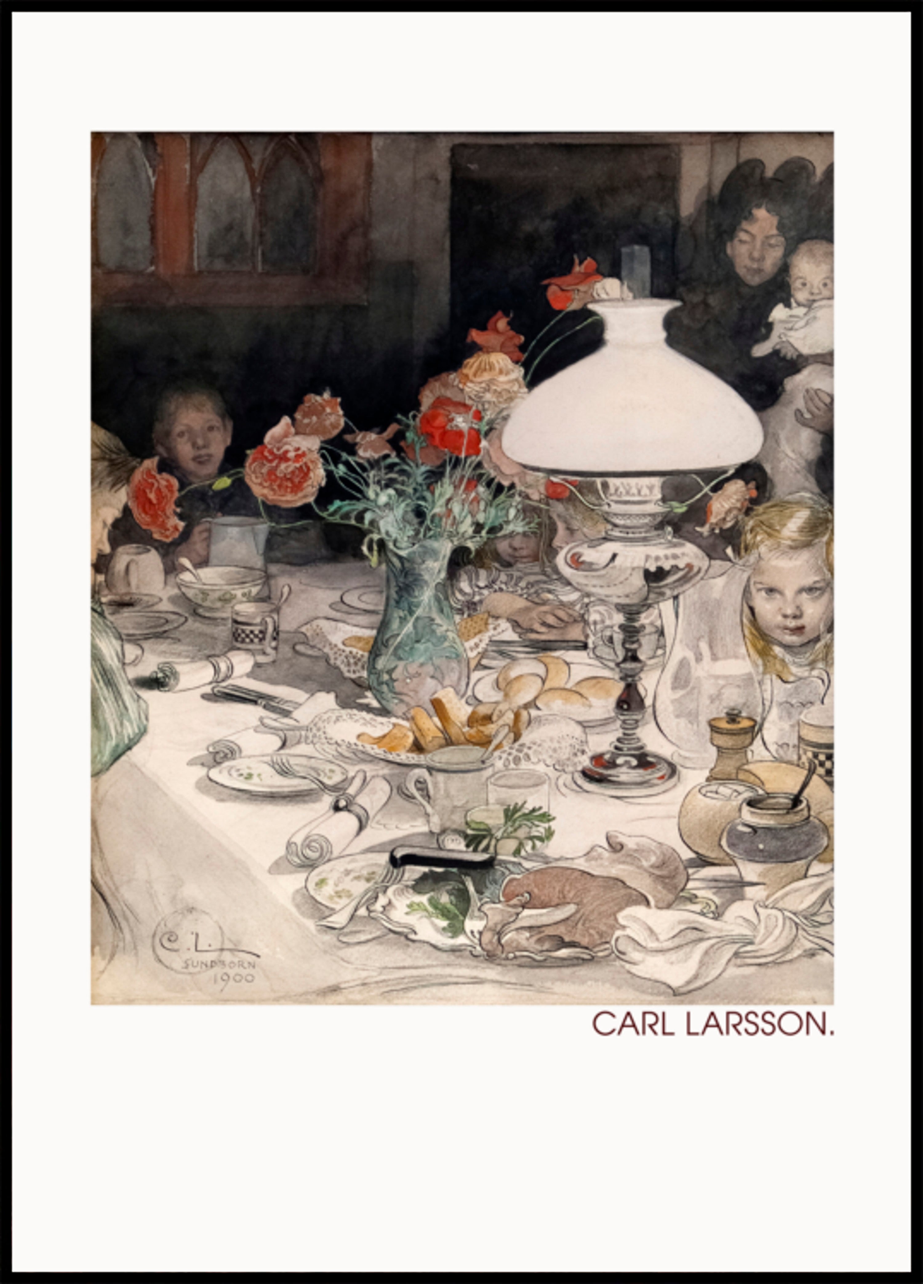 Intorno alla lampada della sera (1900)