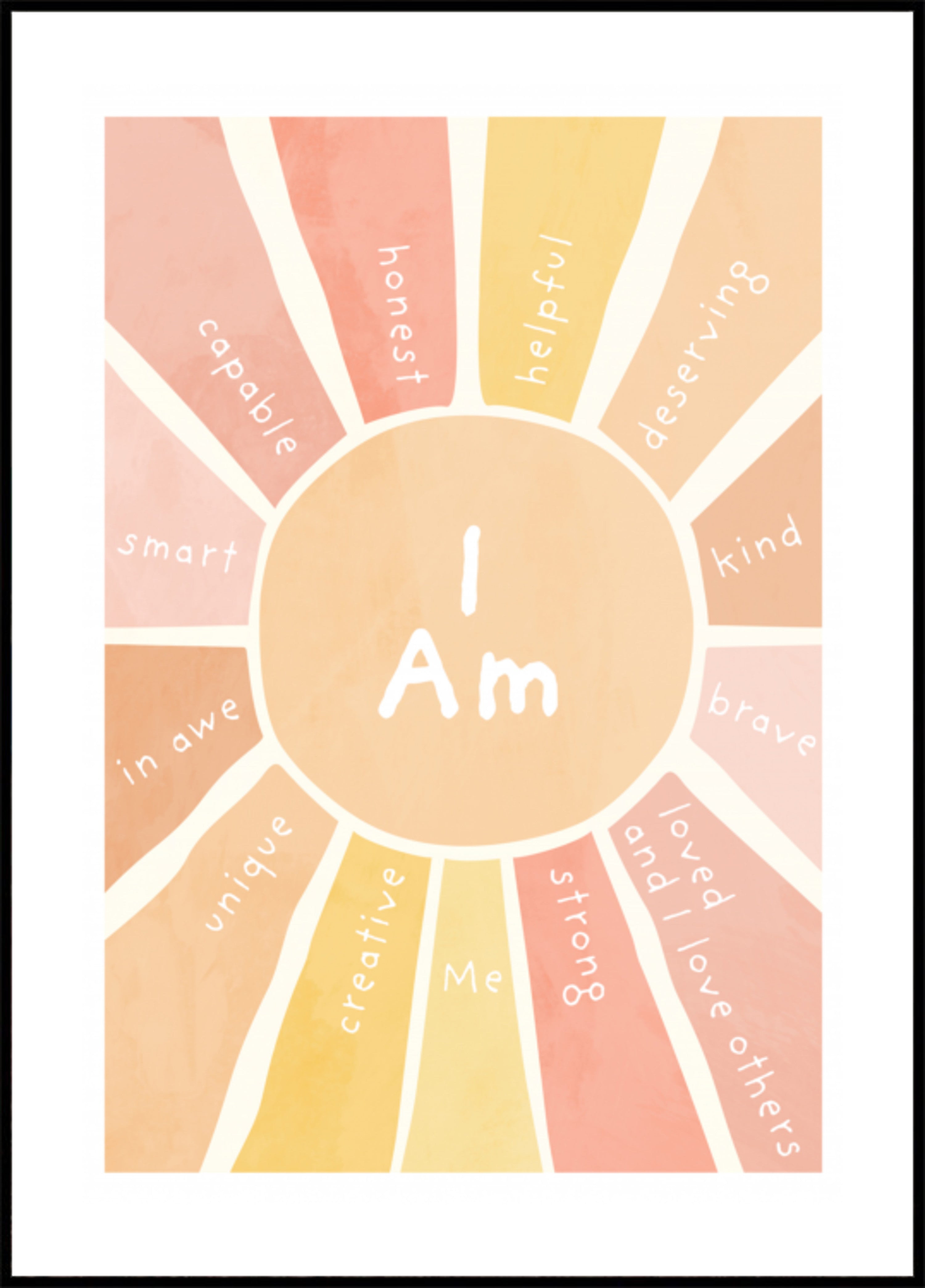Affermazioni positive Sunburst