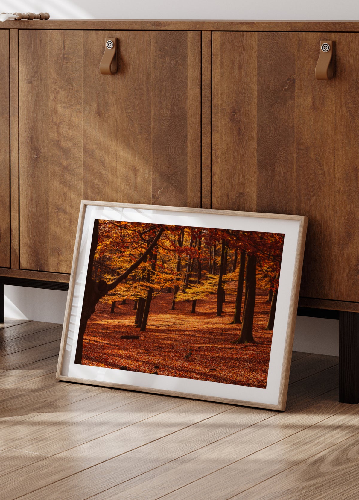 Foresta d'autunno dorata