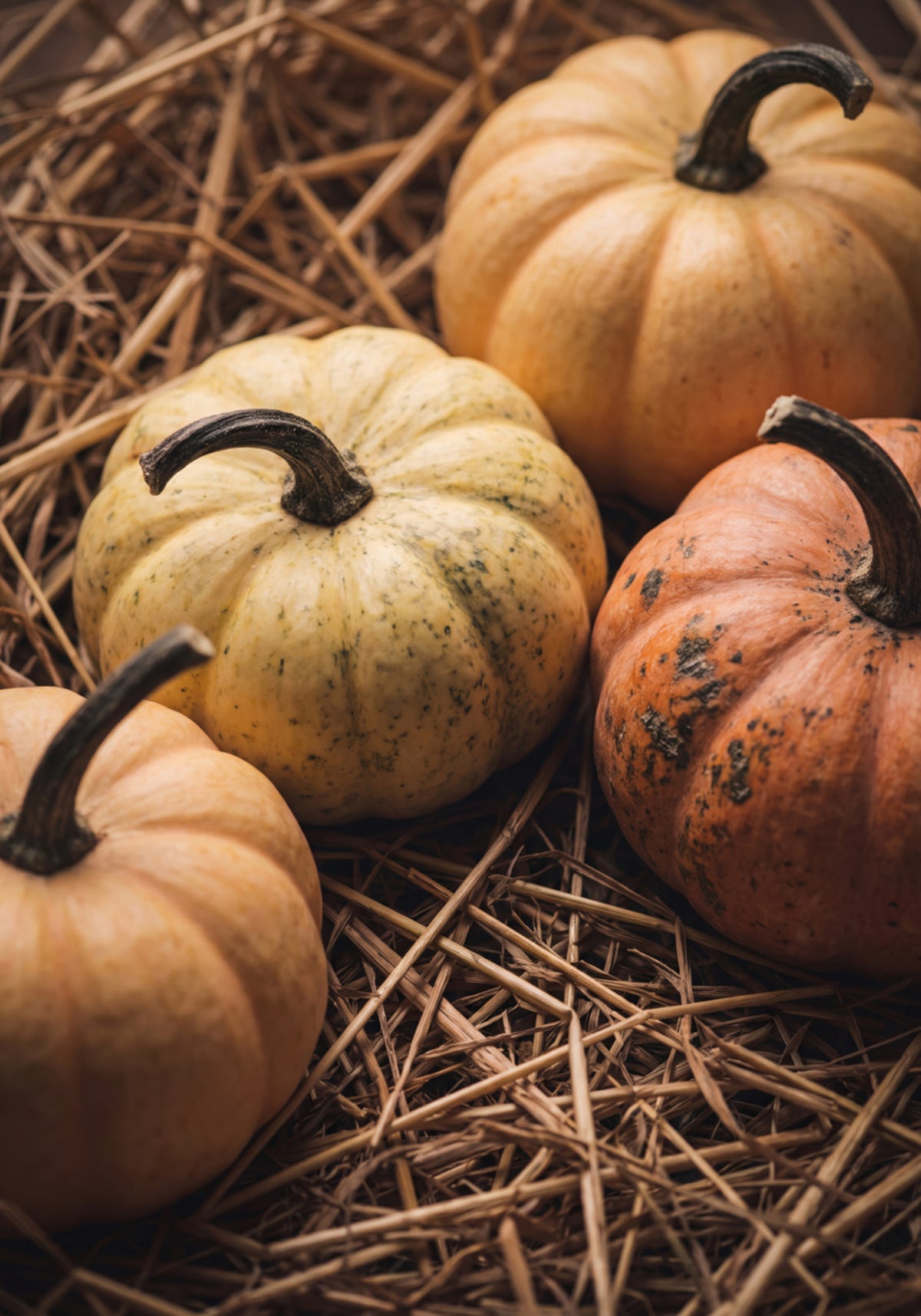 Zucche del raccolto autunnale
