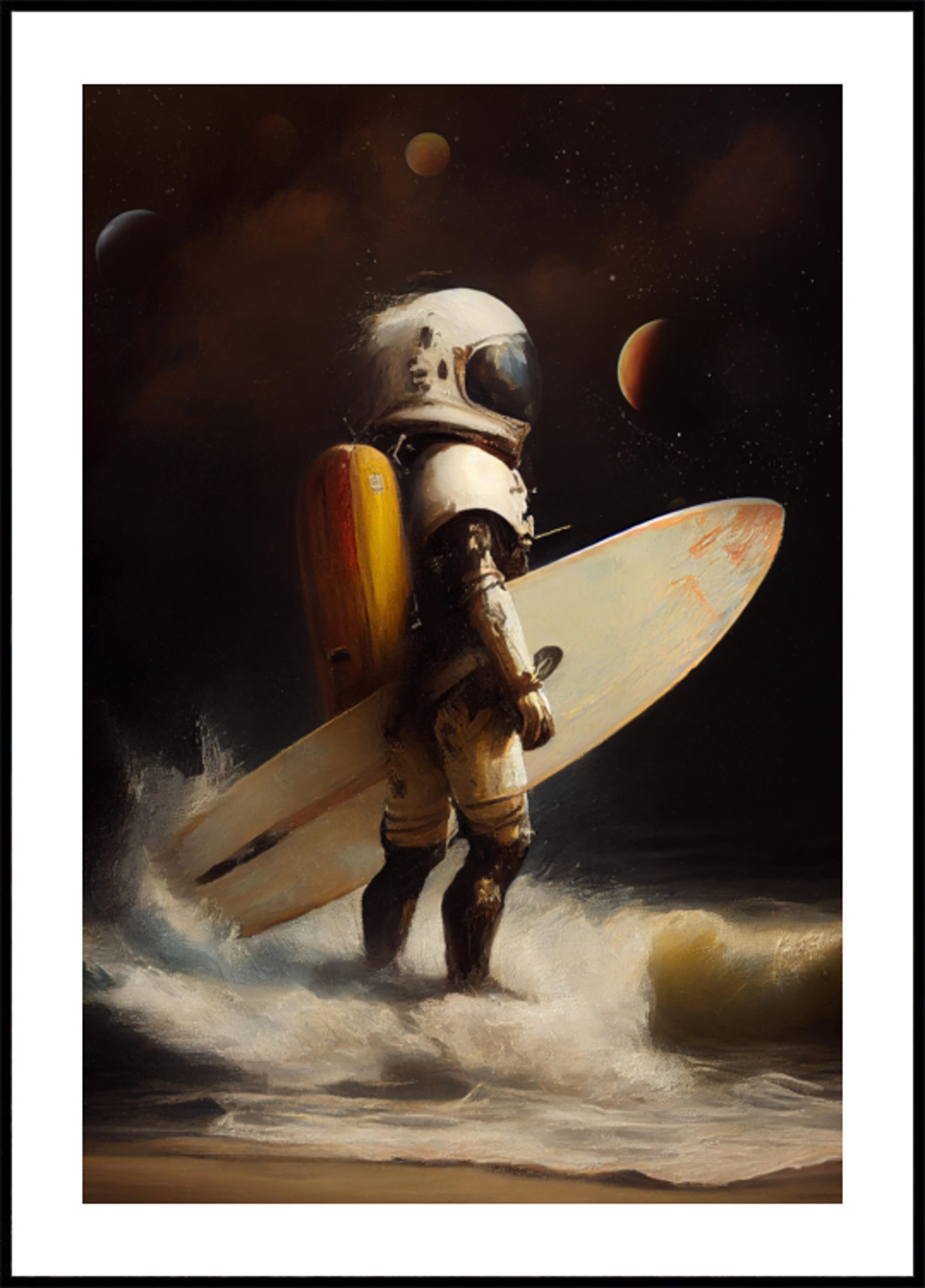 La mia giornata di surf spaziale