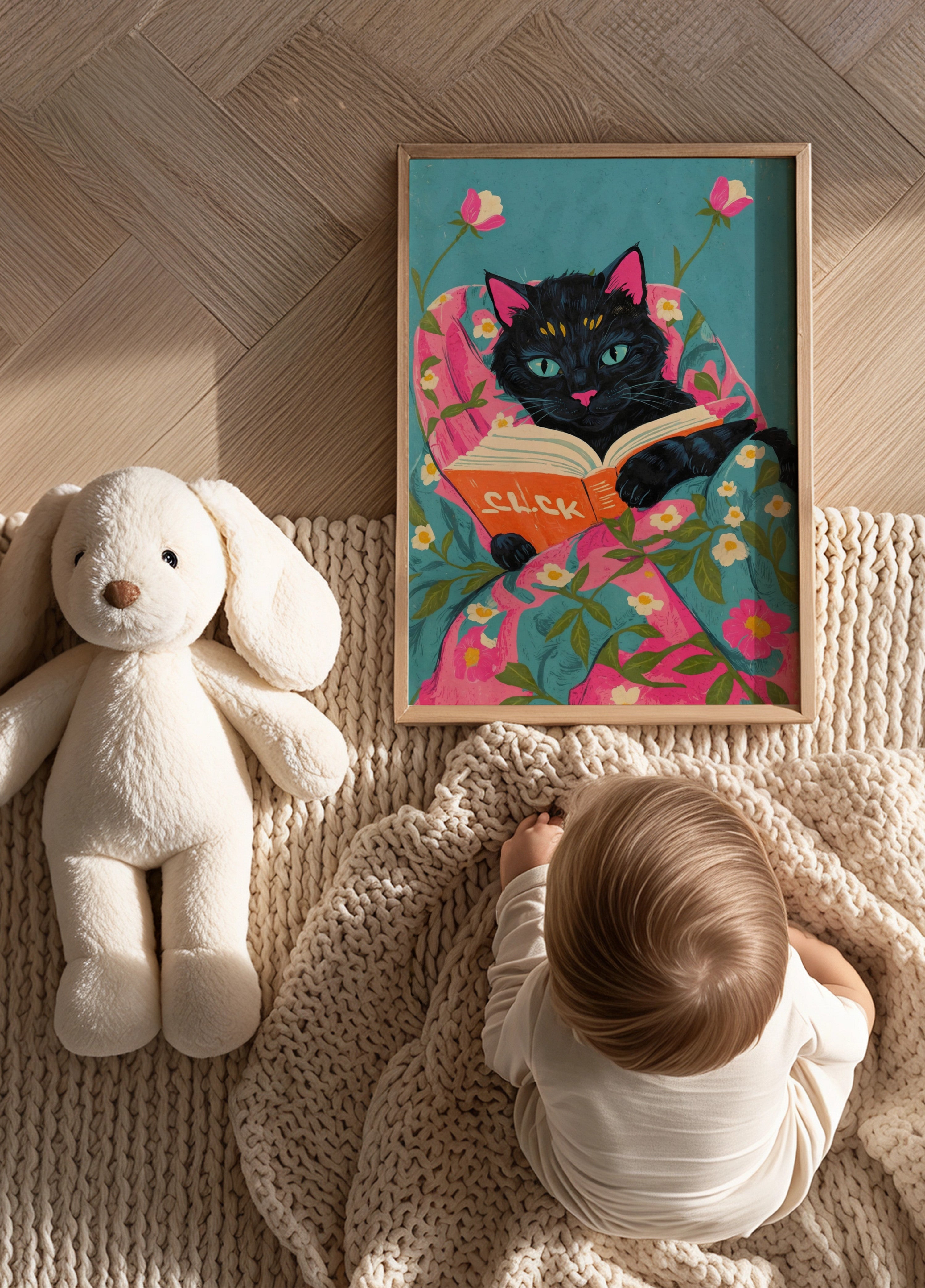 Gatto da lettura accogliente