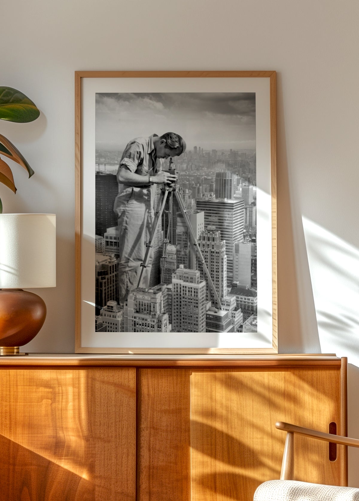 L'Uomo Gigante esamina la città