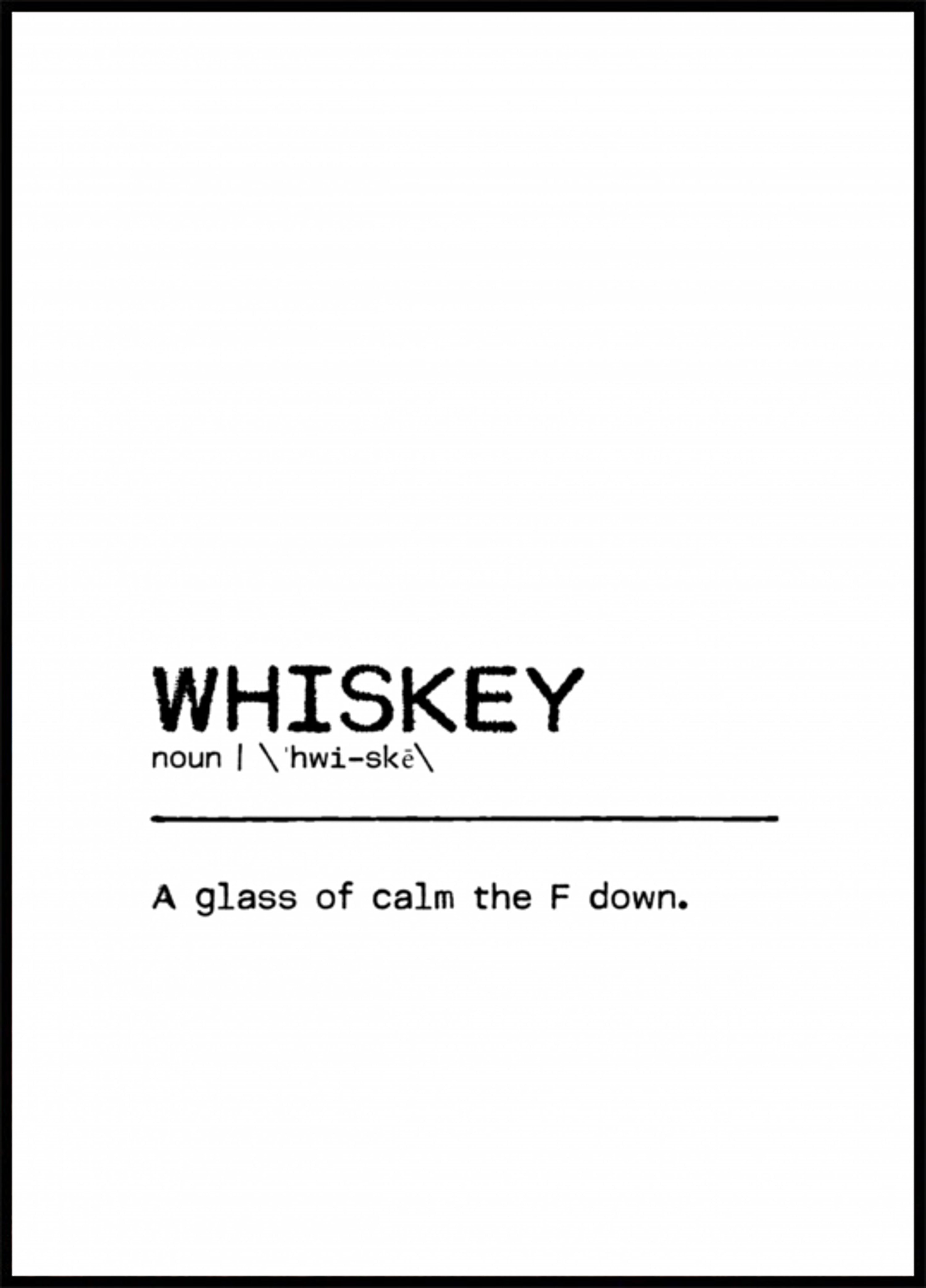 Citazione sulla definizione di whisky