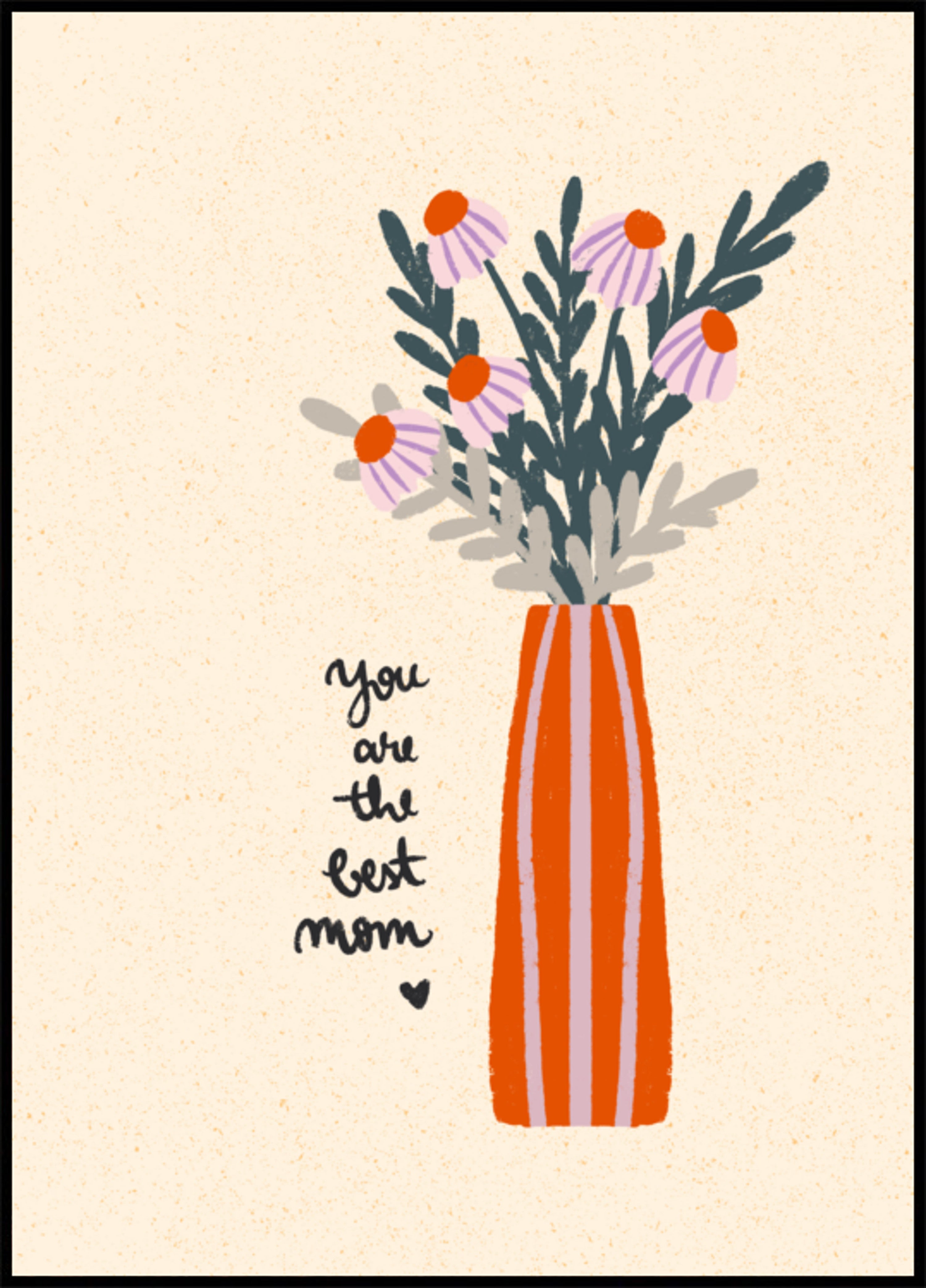 Vaso di fiori per la migliore mamma