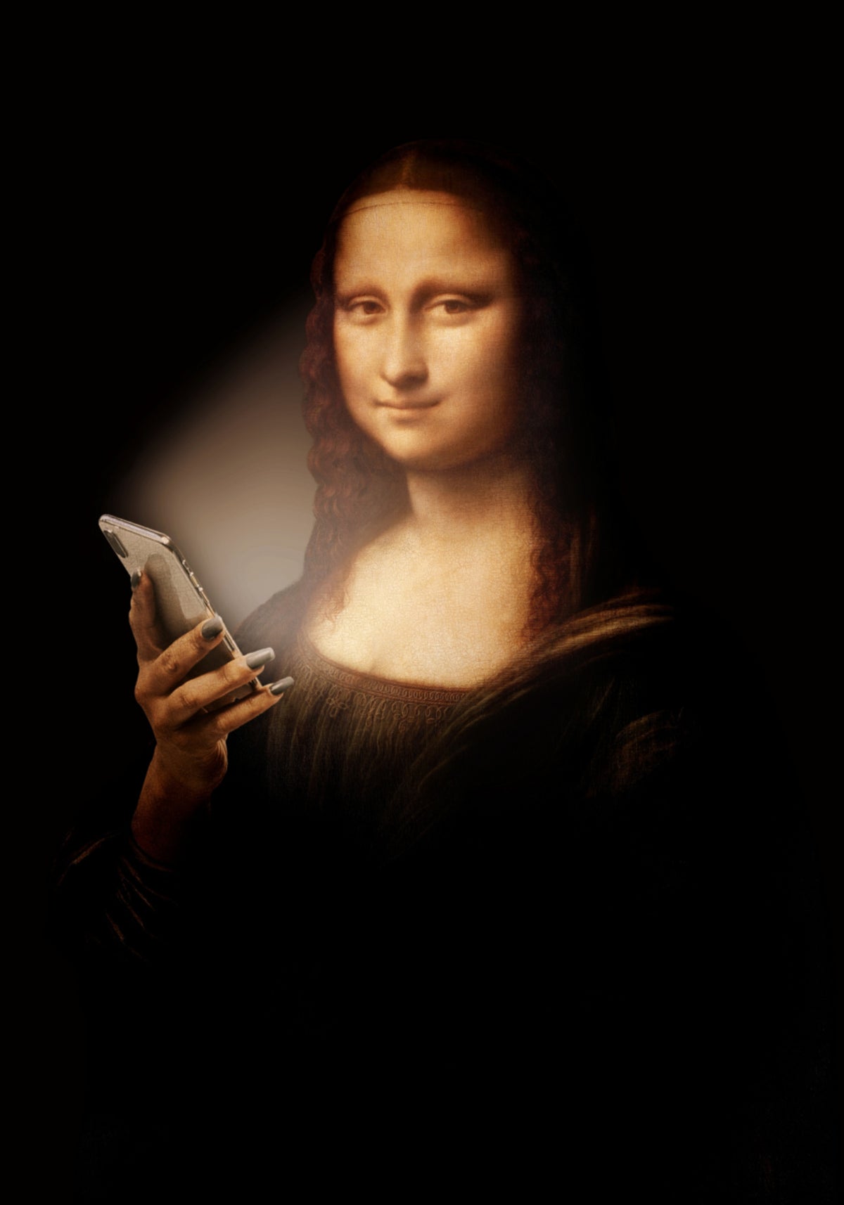 Monna Lisa Smartphone Glow