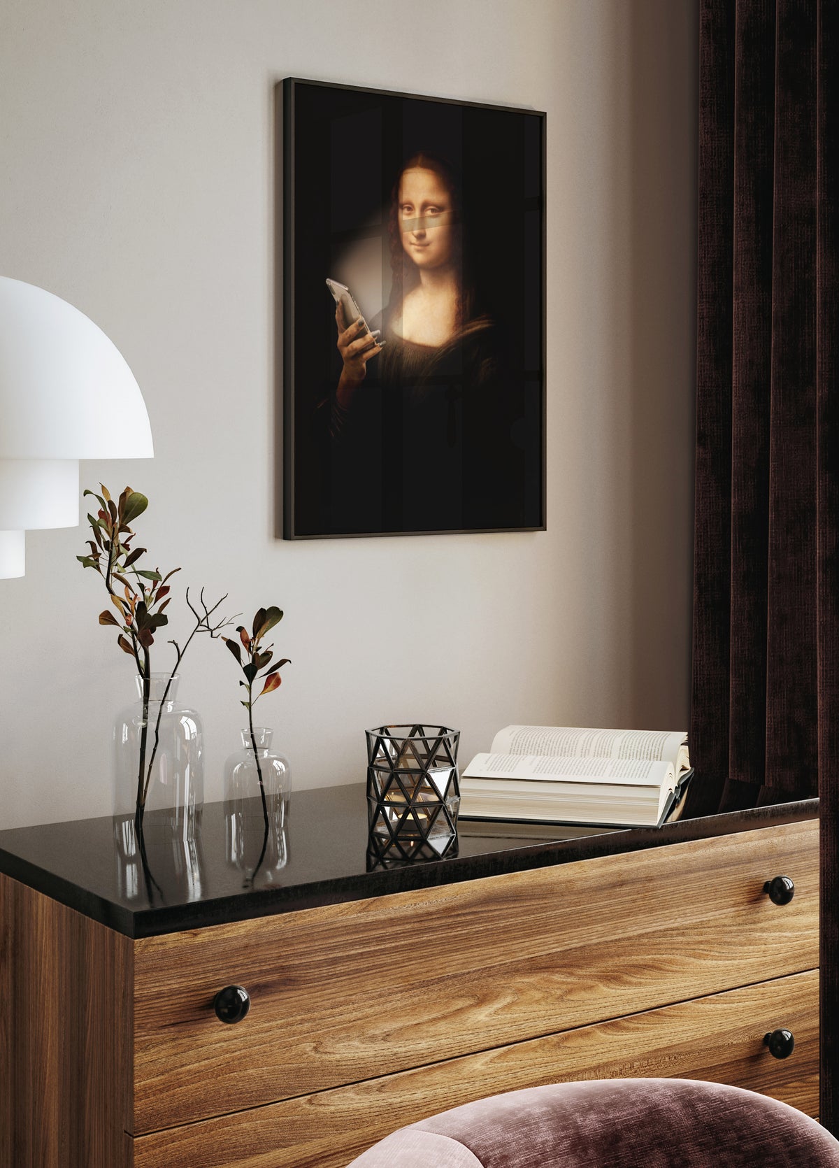 Monna Lisa Smartphone Glow