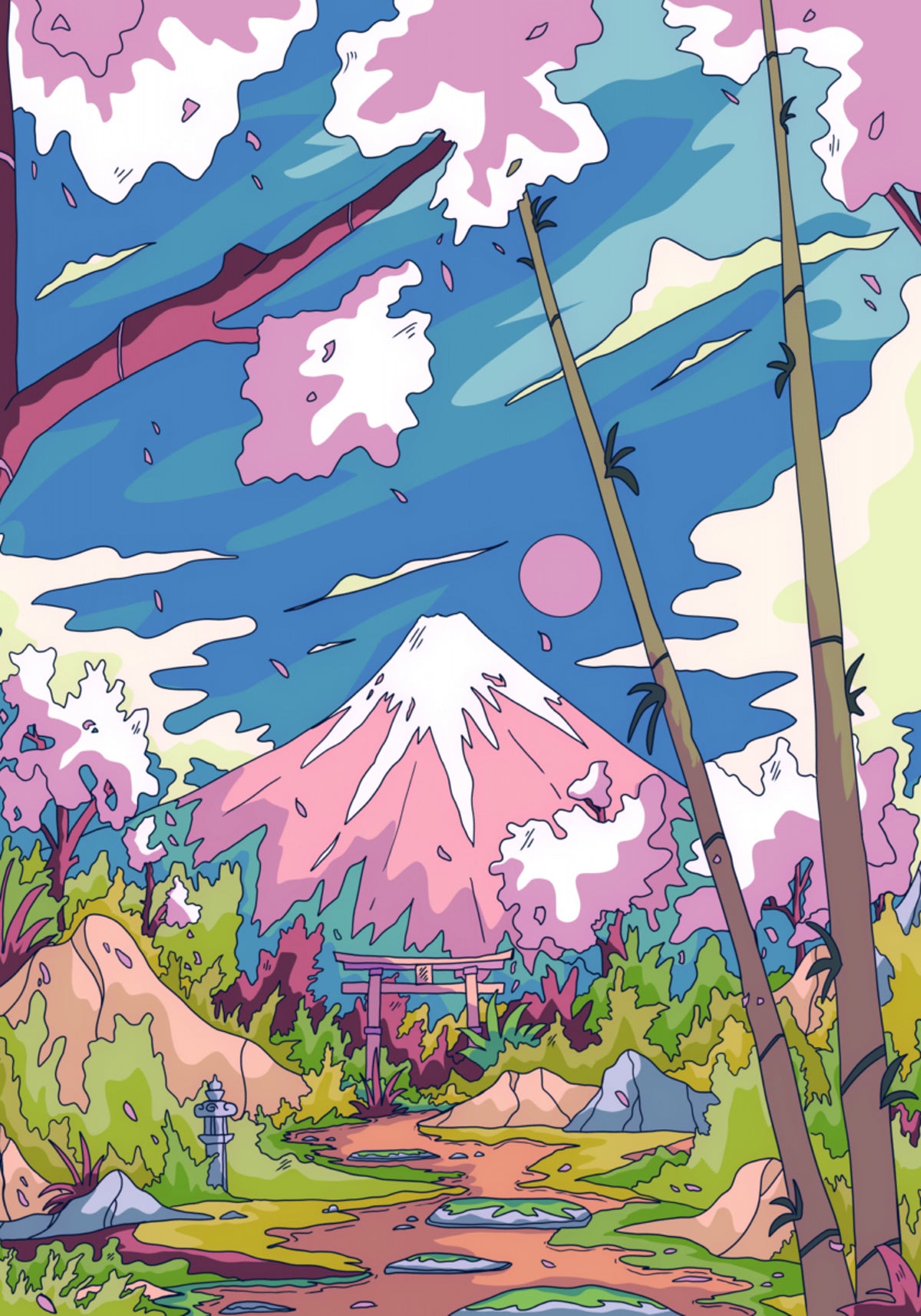 Sentiero dei ciliegi del Monte Fuji
