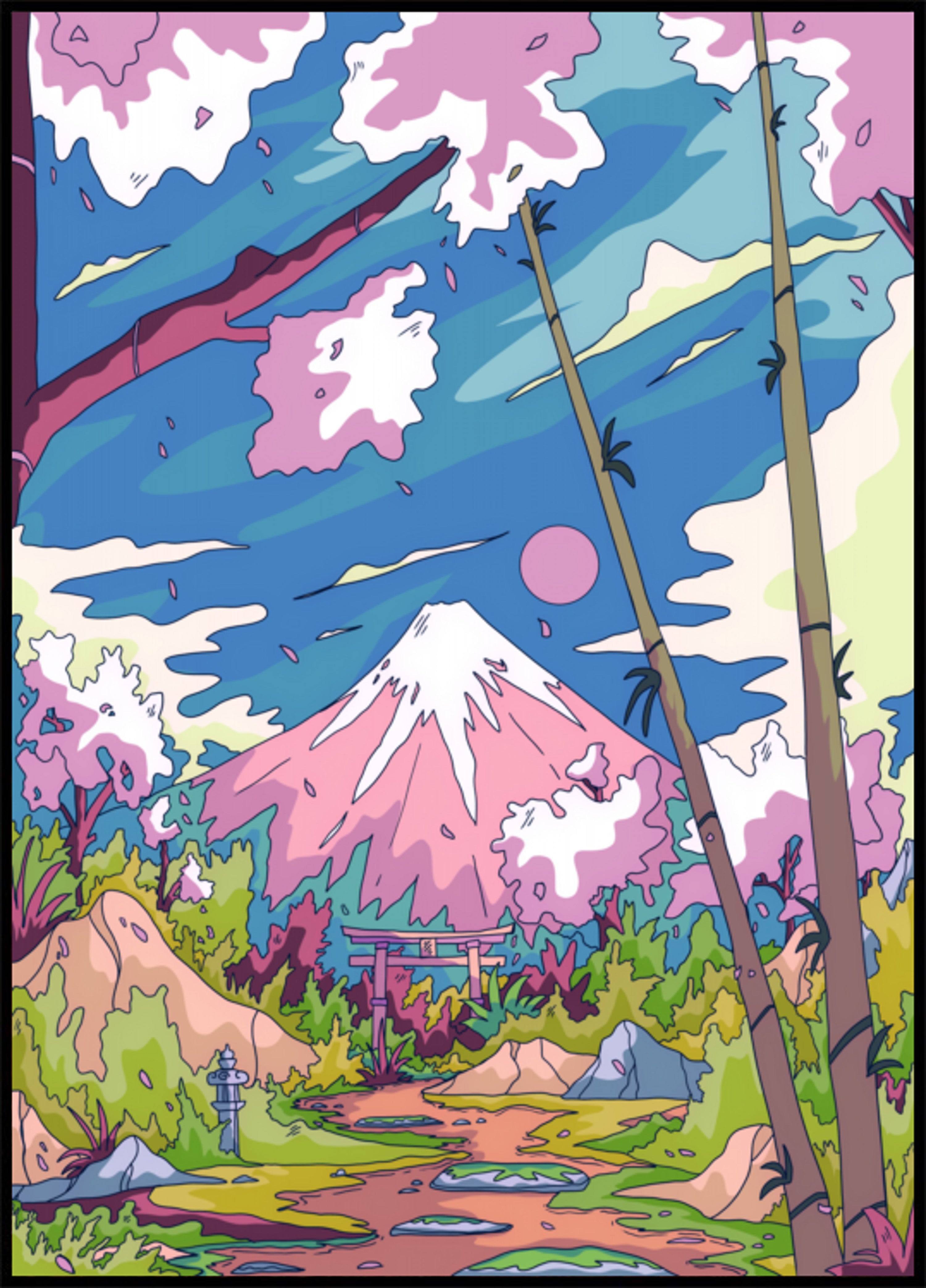 Sentiero dei ciliegi del Monte Fuji