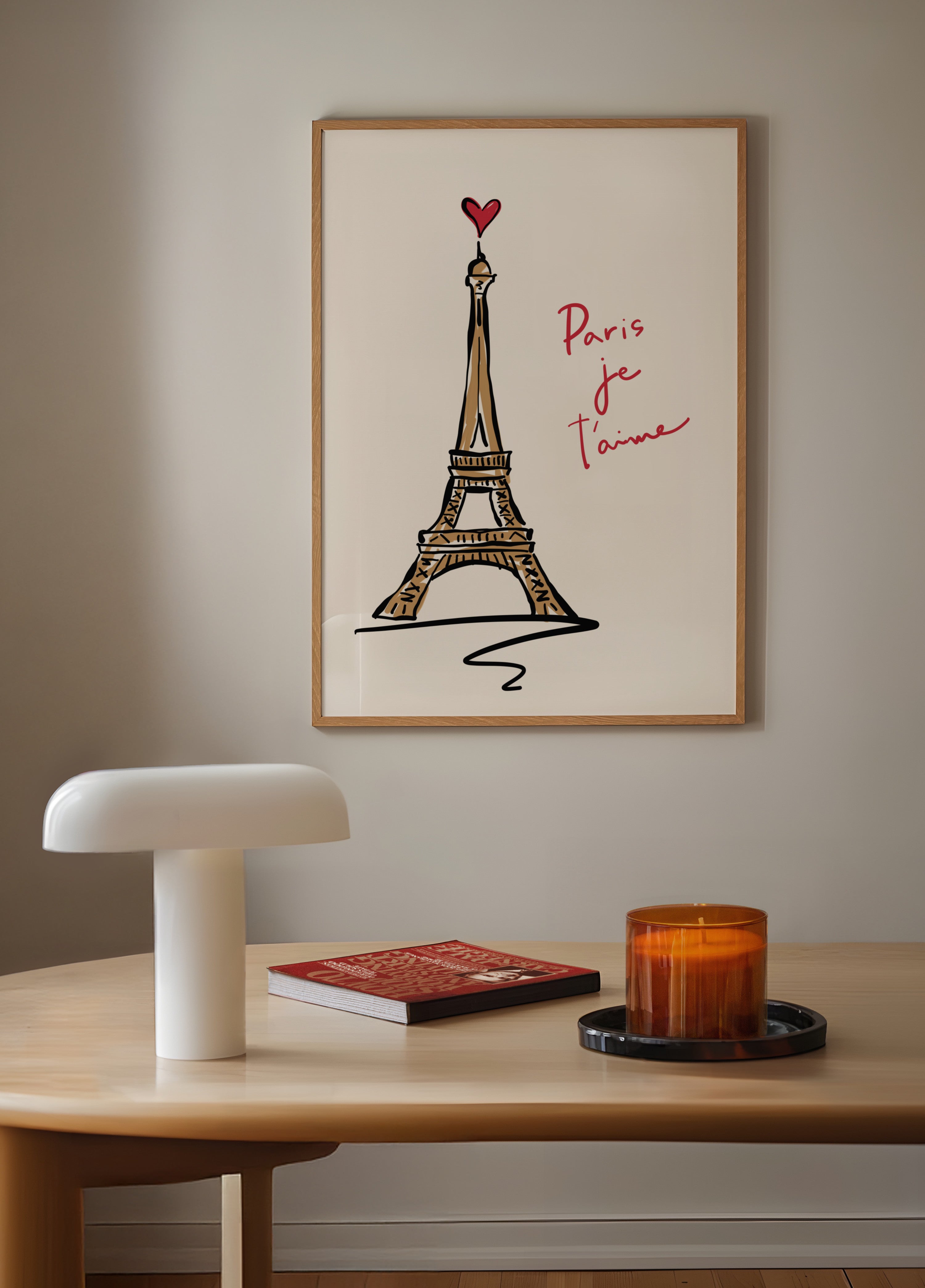 Schizzo d'amore della Torre Eiffel