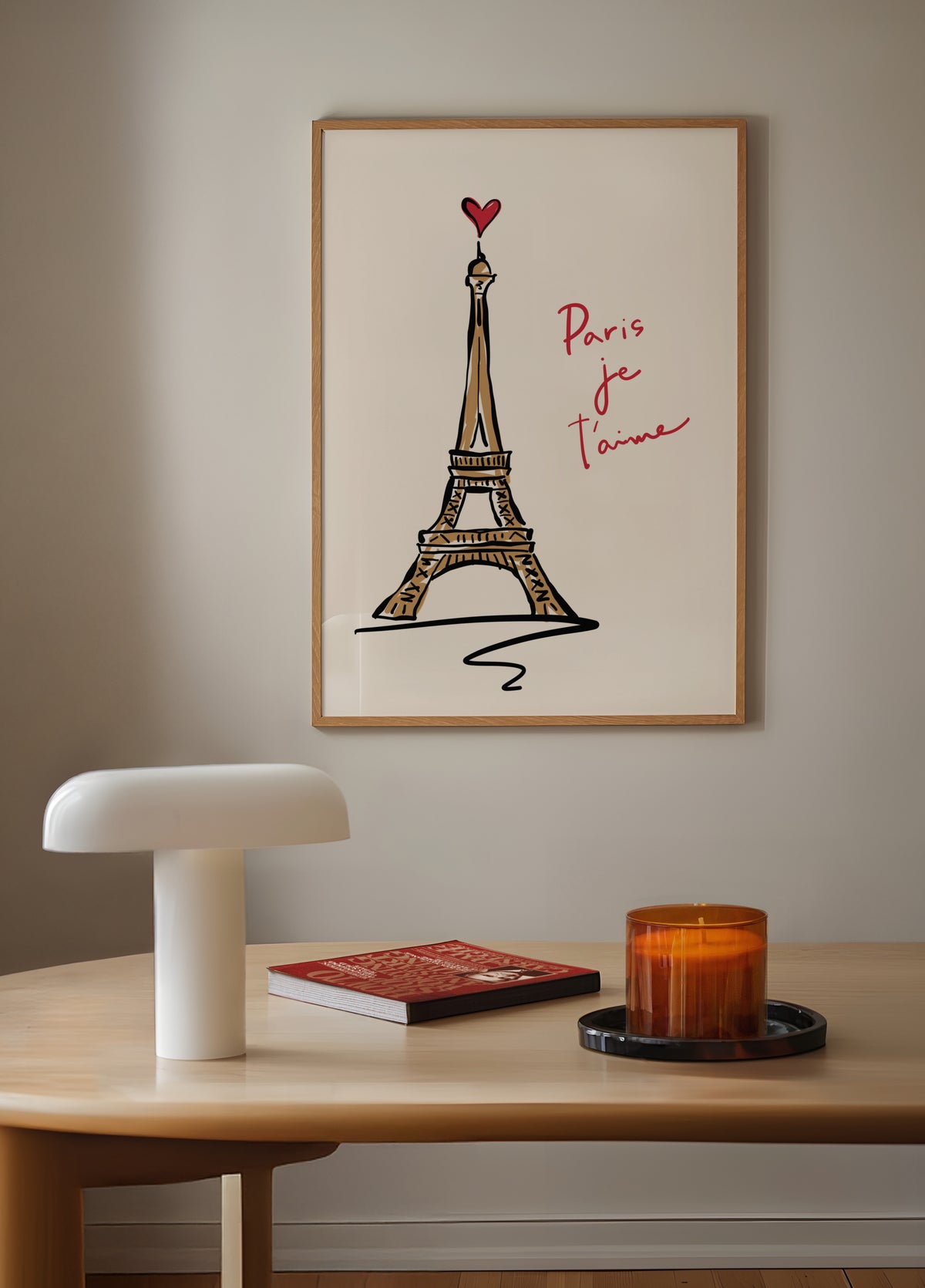 Schizzo d'amore della Torre Eiffel