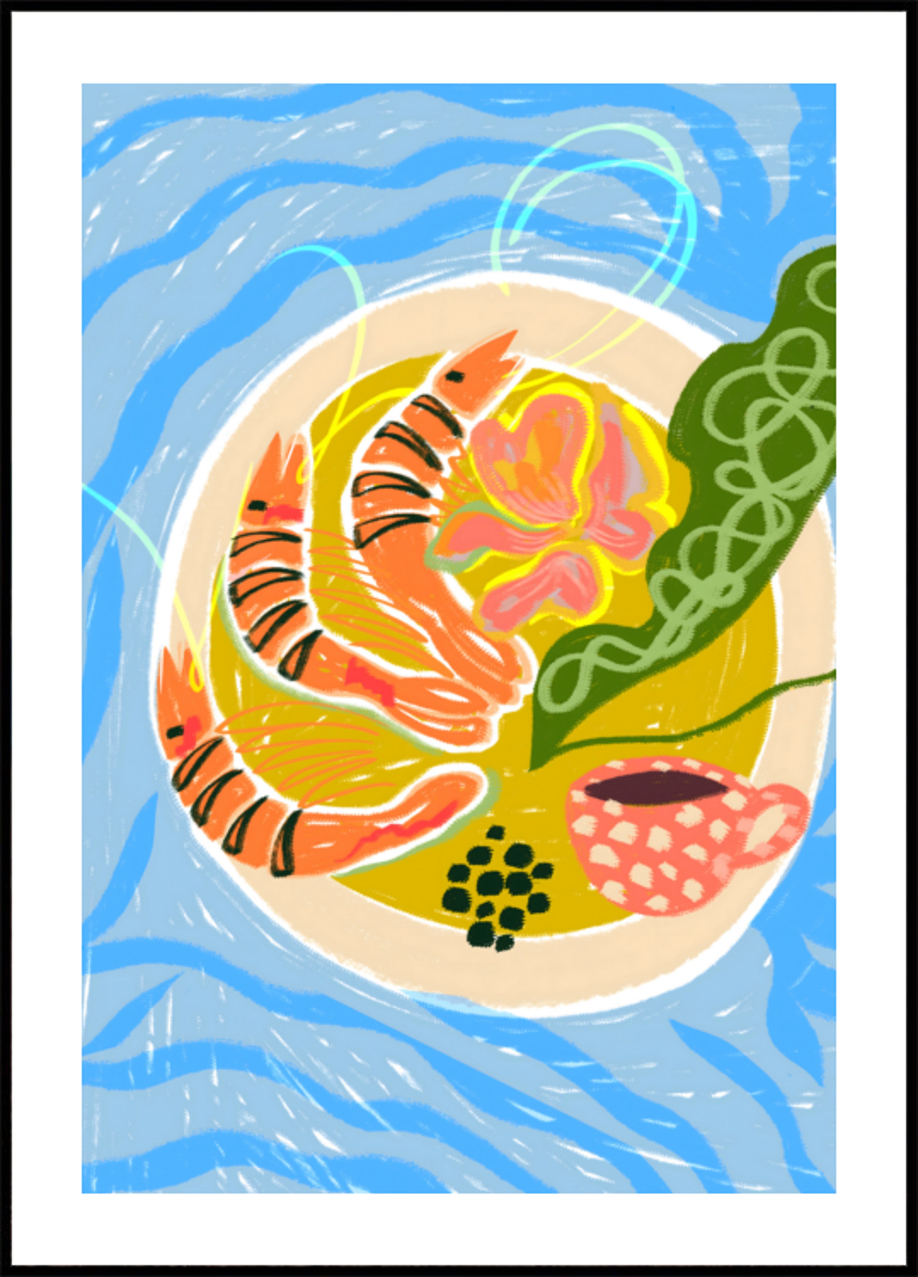 Ocean Blue Shrimp Meal - Posterbox