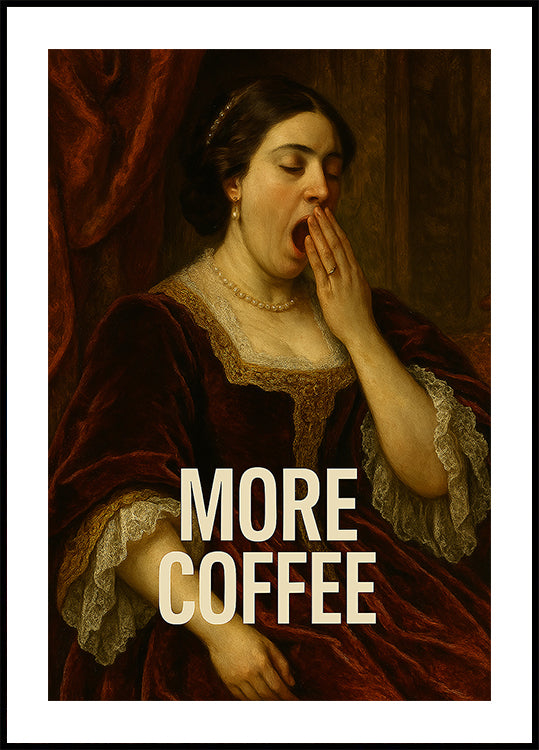 Yawning for Coffee (NEW) - Posterbox