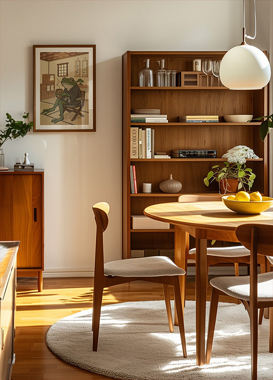 Tea Time Frog Poster - Posterbox