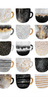 Pretty Coffee Cups Plakat - Posterbox