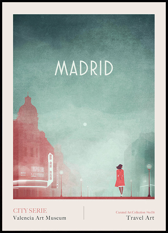 Madrid 1- GRAN VIA Plakat - Posterbox