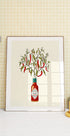Chili Pepper Plant Plakat - Posterbox